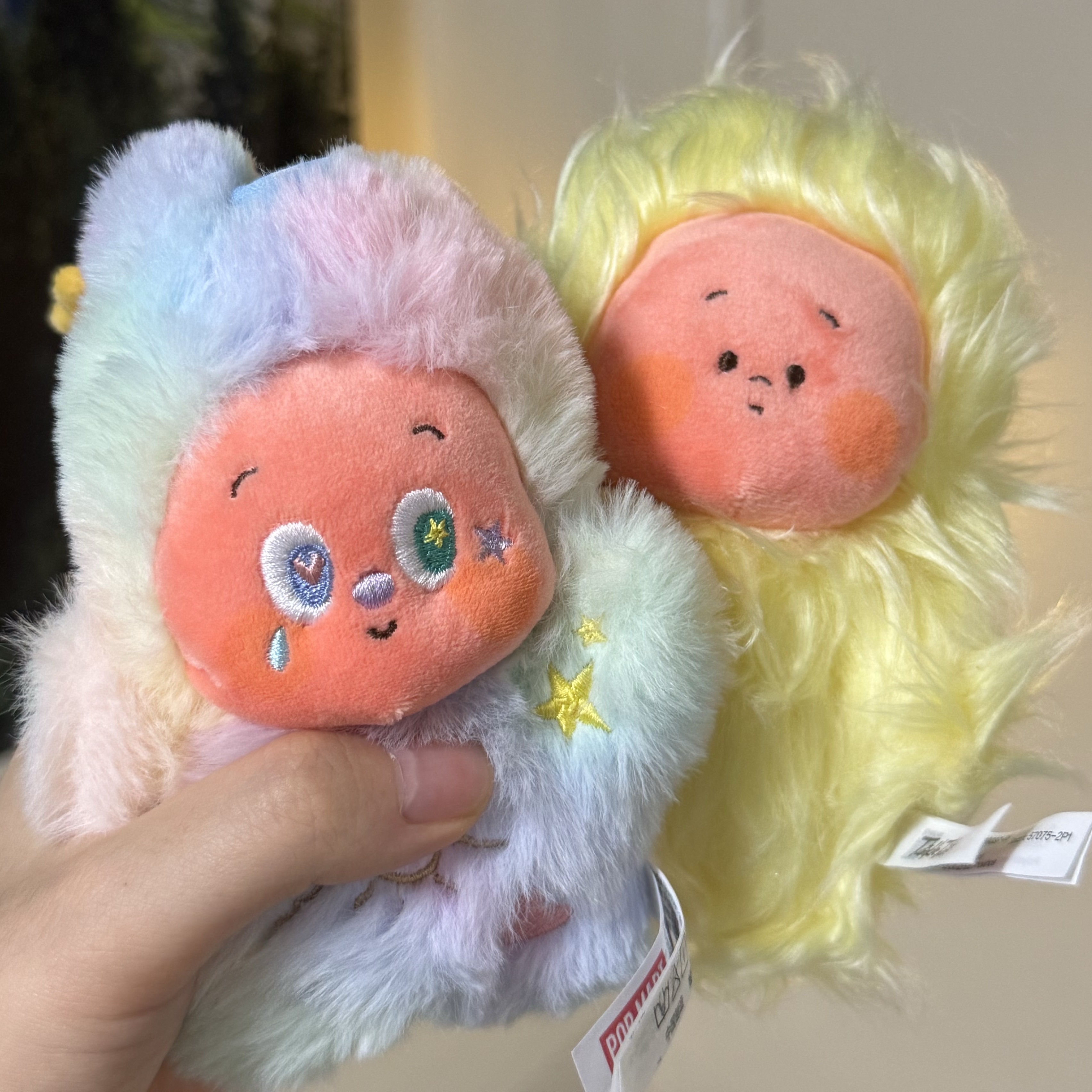Pop Mart Twinkle Twinkle Sweet Dreams Forecast Series Plush Pendant Mess In Wind (Opened Case) μ°©μ© μ€νμΌ