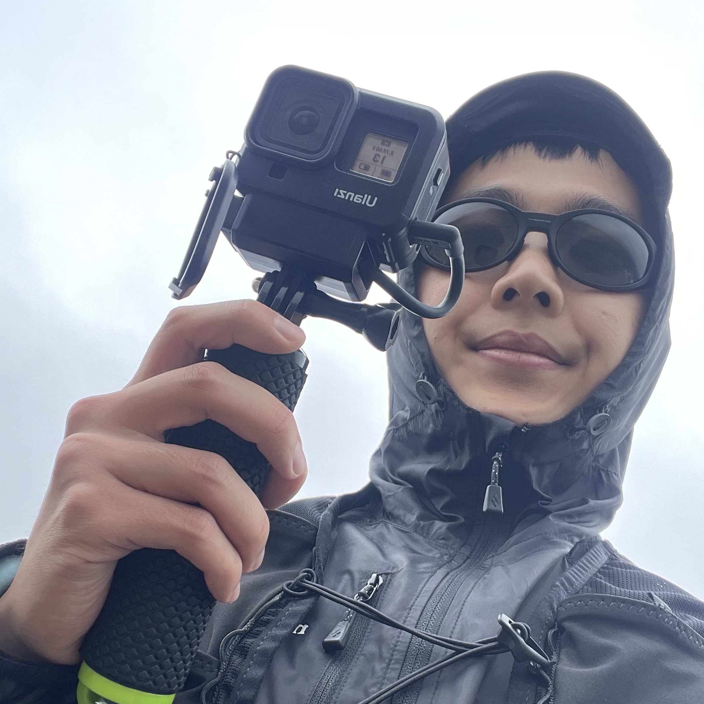 Oakley Eye Jacket Redux Matte Black Frame Prizm Grey Lenses High Bridge Fit, Montbell Wind Blast Hooded Jacket Black 착용 스타일 - 2