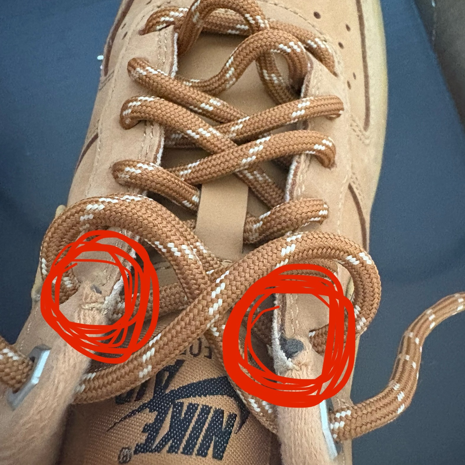 (W) Nike Air Force 1 '07 WB Flax Wheat 착용 스타일 - 2