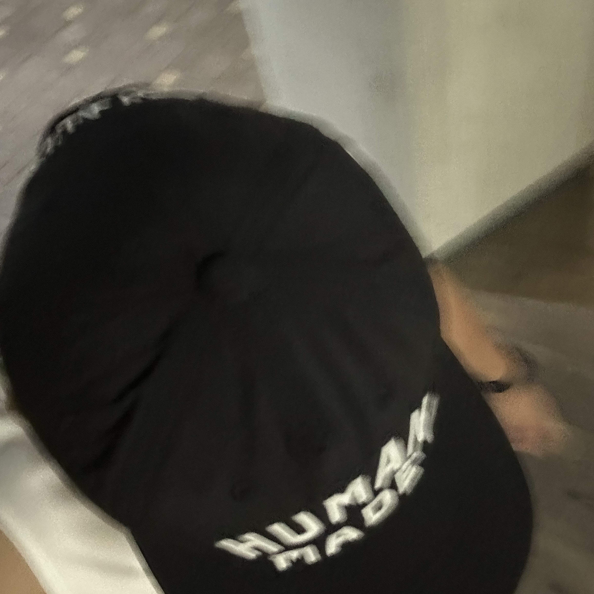 Human Made 5 Panel Nylon Cap Black, Supreme Pigment Coated S Logo 6-Panel Black - 25SS 착용 스타일 - 1