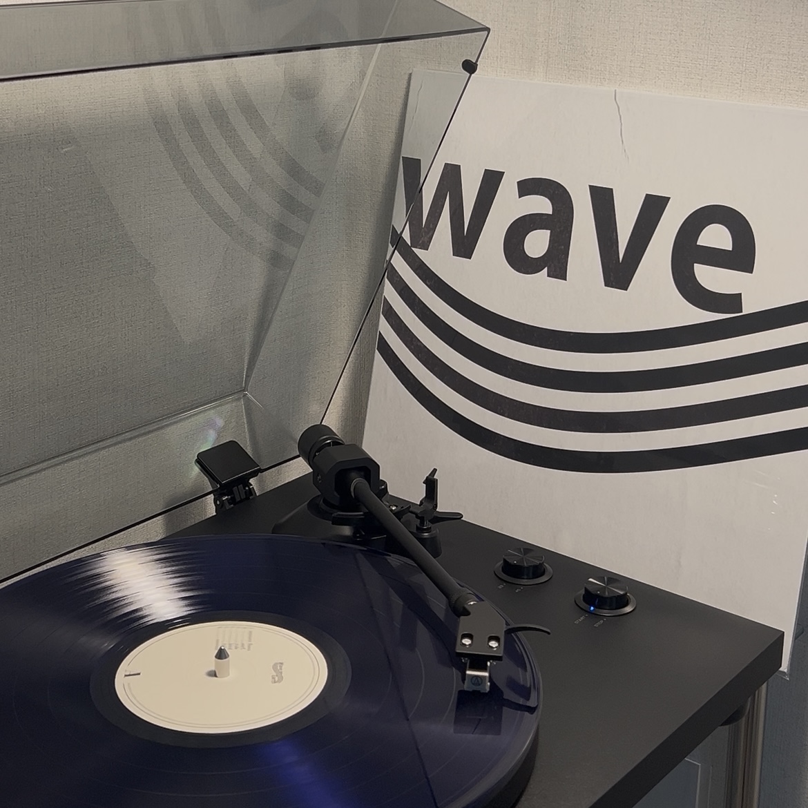 Wave to Earth uncounted 0.00 LP Transparent Blue 착용 스타일