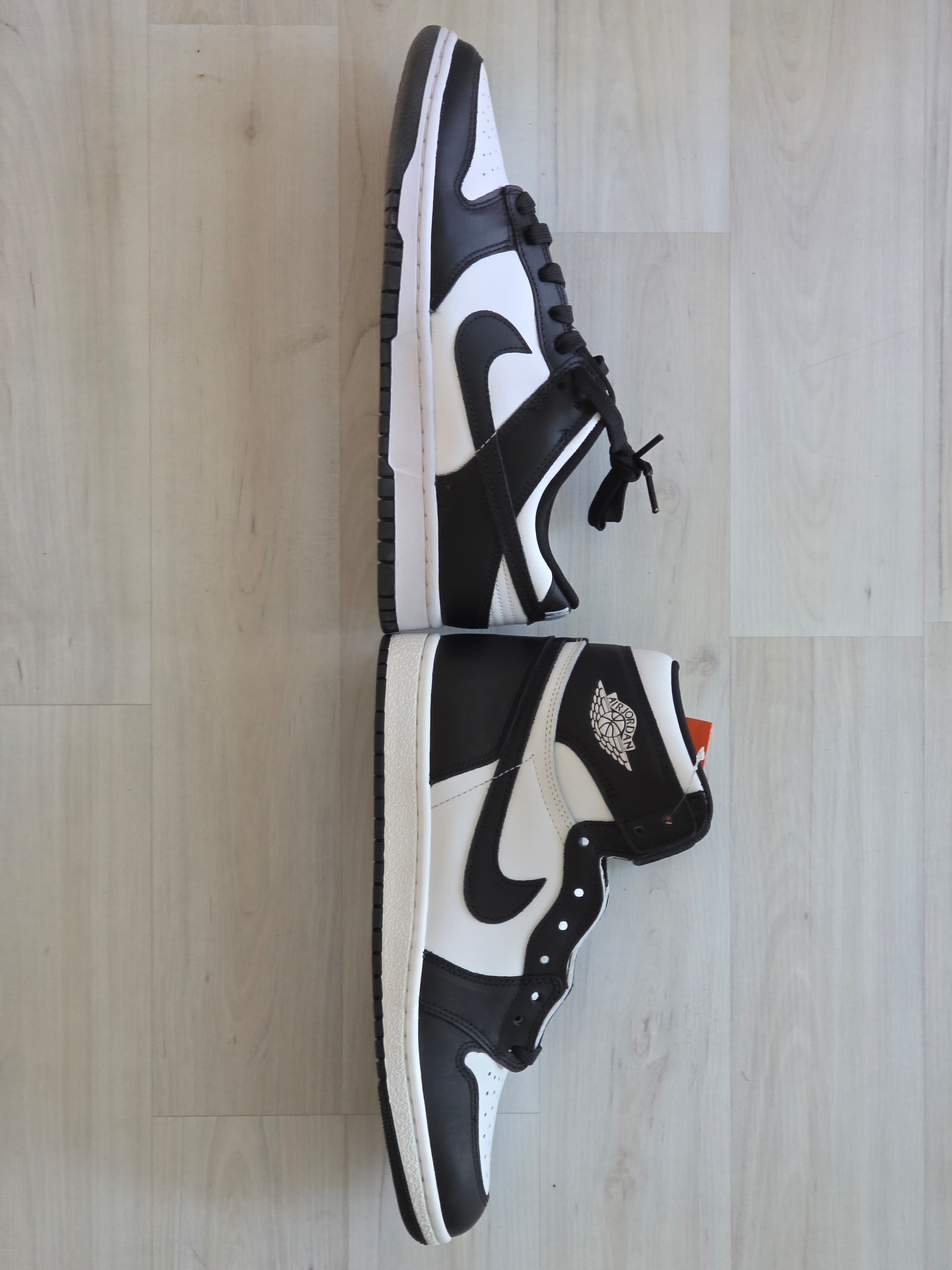 Jordan 1 High 85 Black White, Nike Dunk Low Retro Black 착용 스타일 - 4