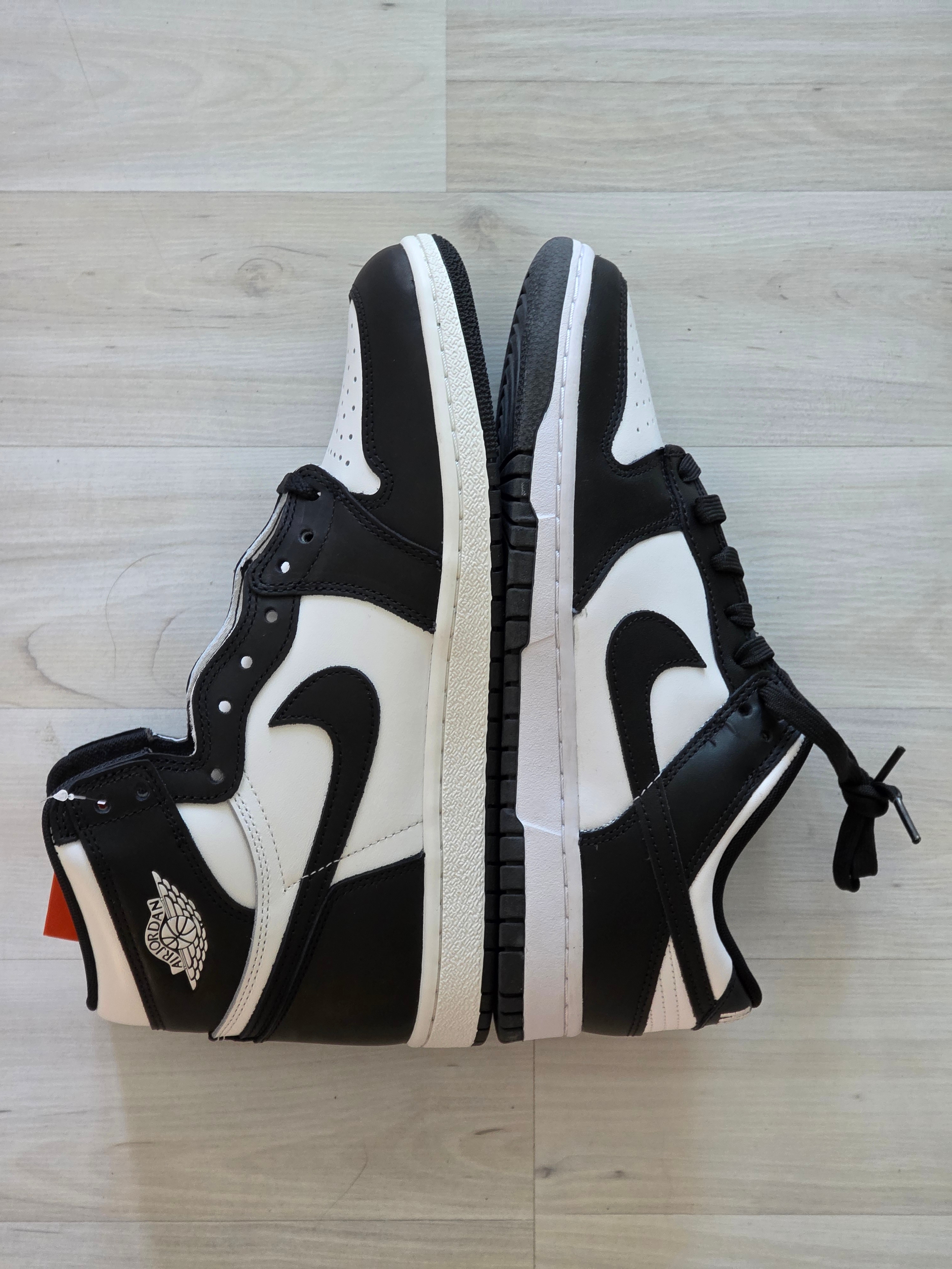 Jordan 1 High 85 Black White, Nike Dunk Low Retro Black 착용 스타일 - 2