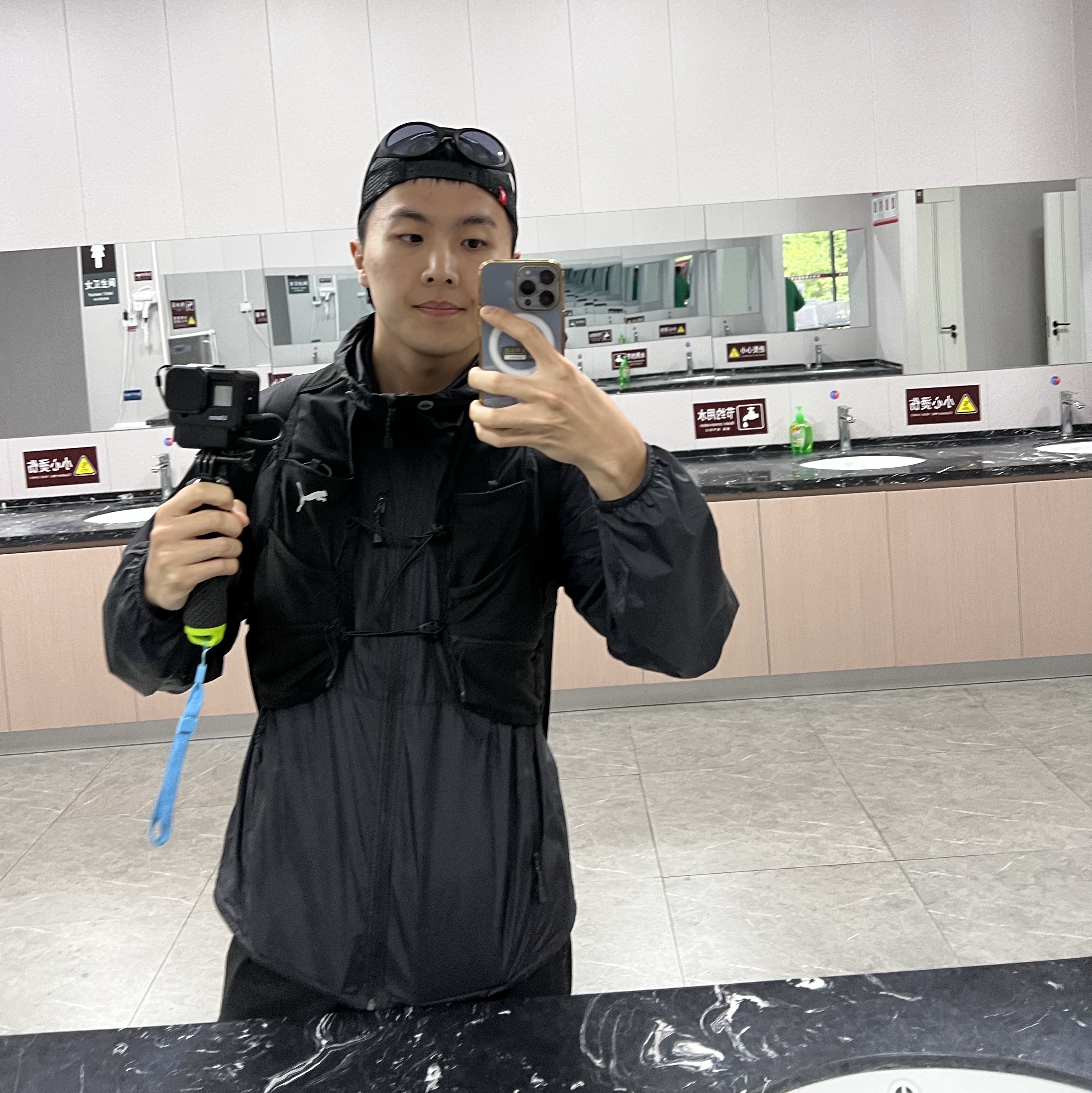 Oakley Eye Jacket Redux Matte Black Frame Prizm Grey Lenses High Bridge Fit, Montbell Wind Blast Hooded Jacket Black 착용 스타일 - 1