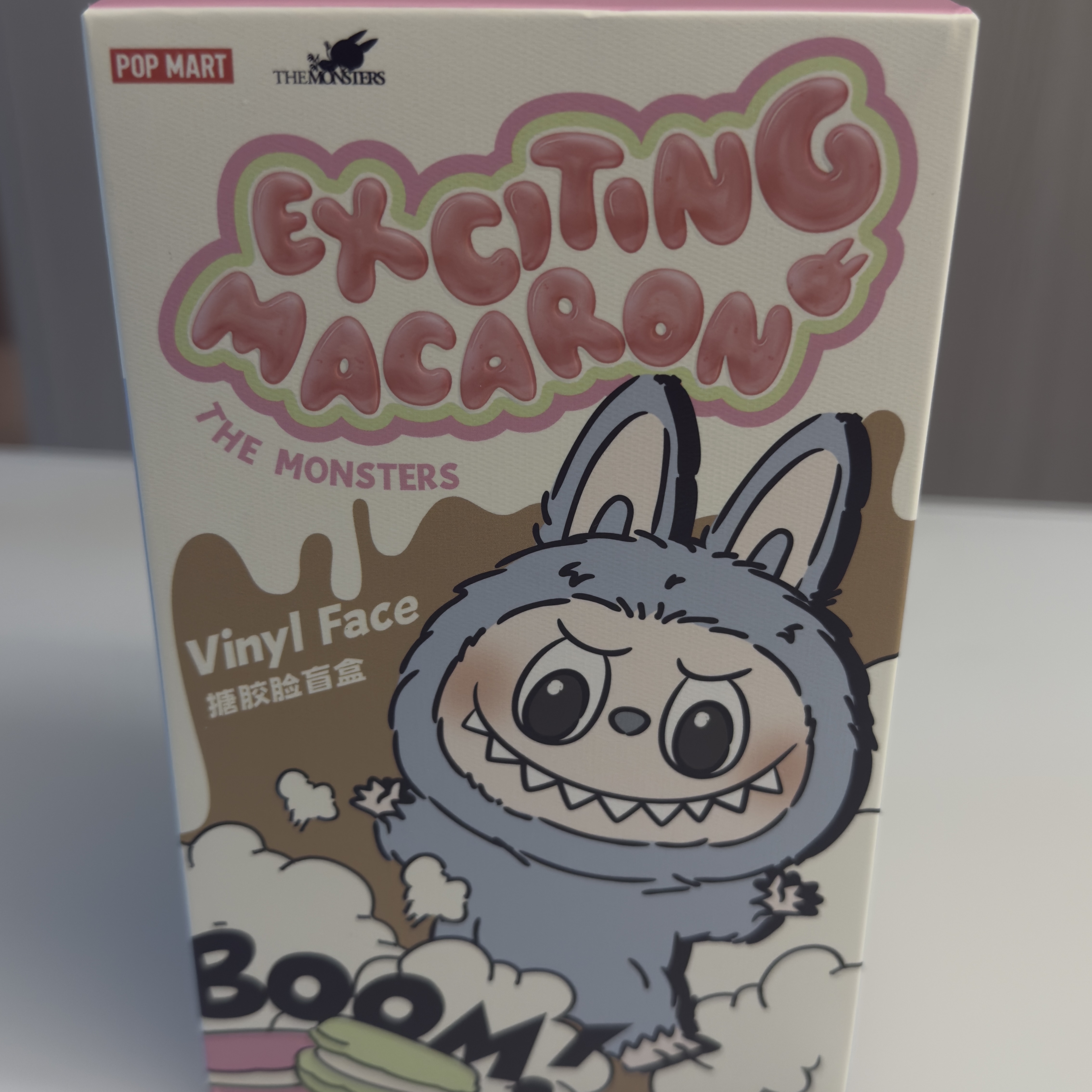 Pop Mart The Monsters Labubu Tasty Macarons Series Sealed Case (1 Blind Box) 착용 스타일 - 1