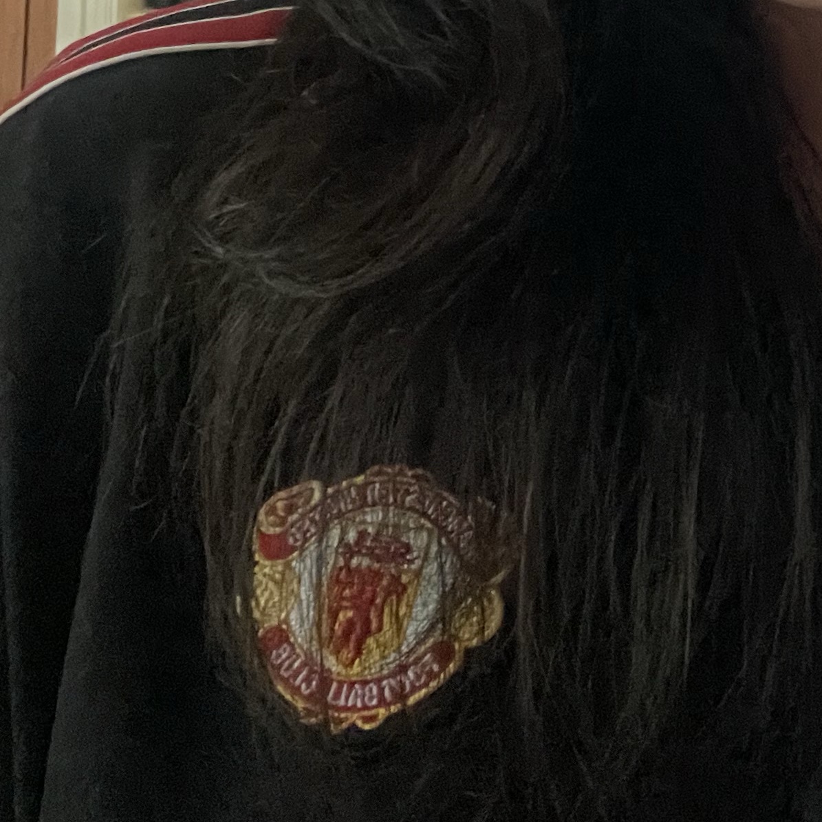 Adidas Manchester United Terrace Icon Track Top Black - KR Sizing 착용 스타일