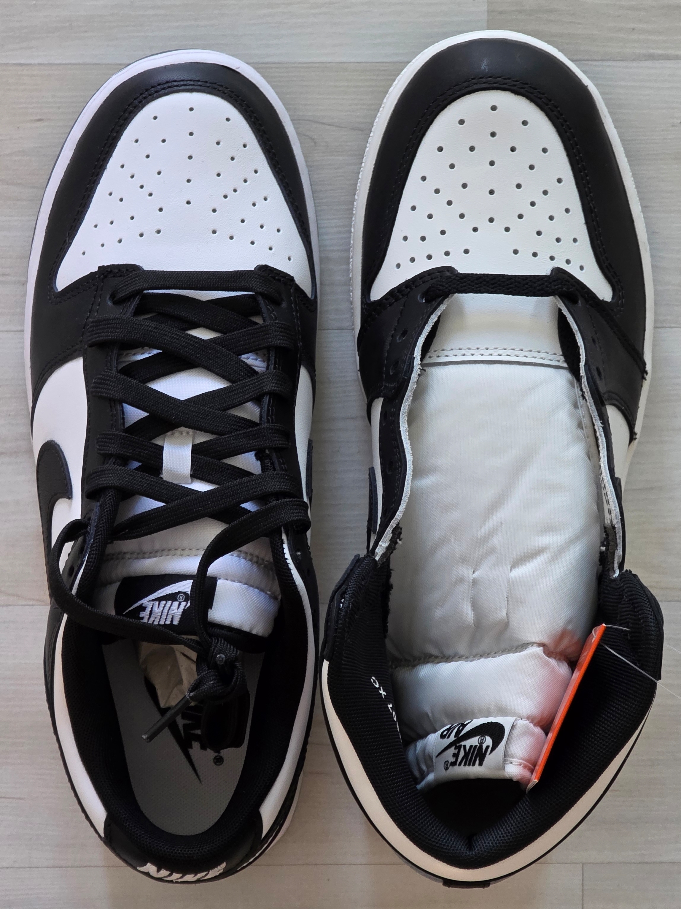 Jordan 1 High 85 Black White, Nike Dunk Low Retro Black 착용 스타일 - 3