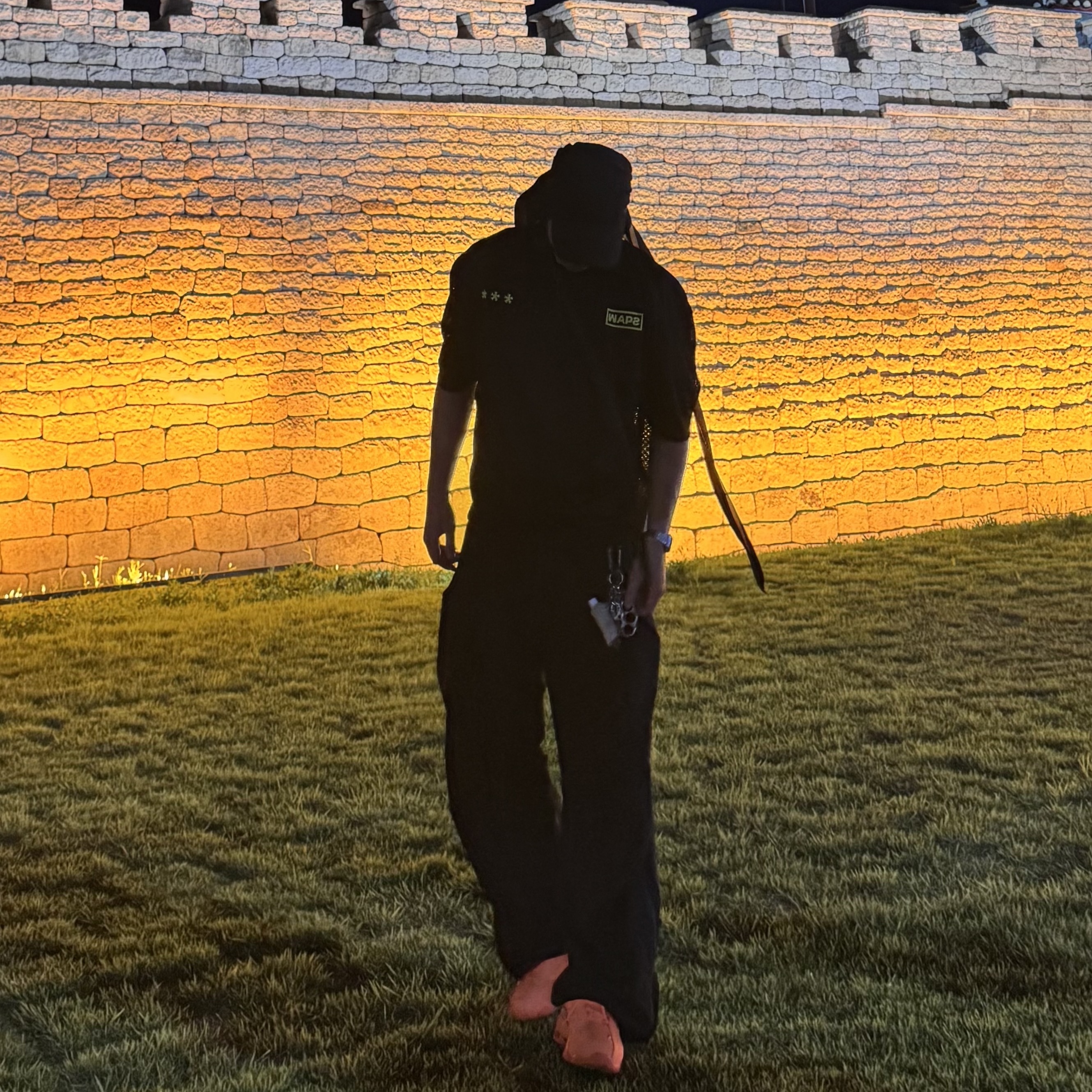 Wapworks Denier Curved Track Pants, Nike x Drake Nocta Hot Step 2 Total Orange 착용 스타일 - 1