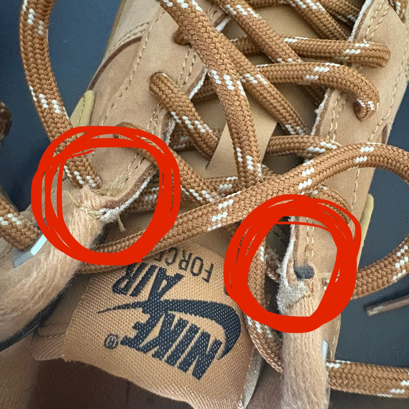 (W) Nike Air Force 1 '07 WB Flax Wheat 착용 스타일 - 1