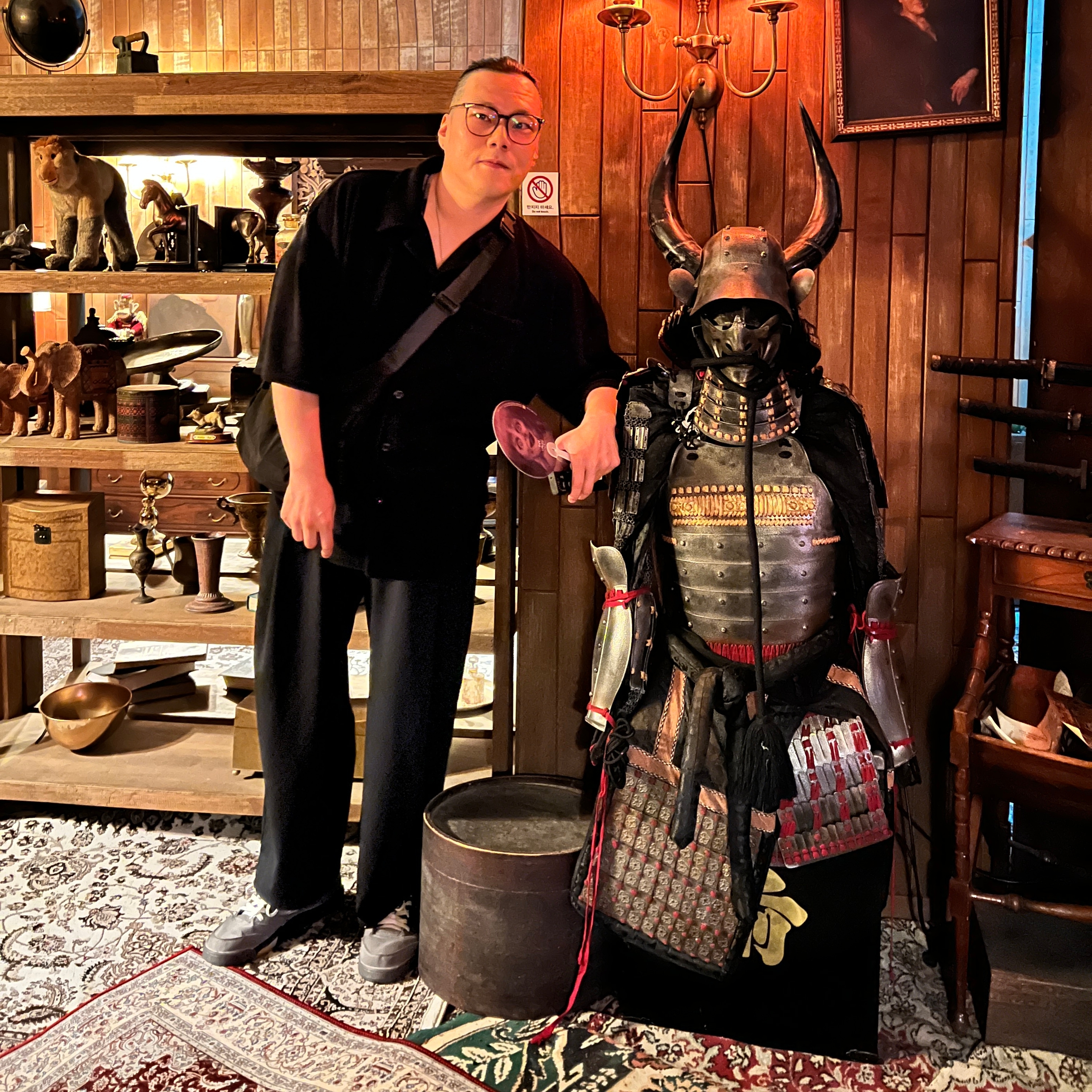 Jordan 5 x Off-White Retro SP Black Muslin 착용 스타일