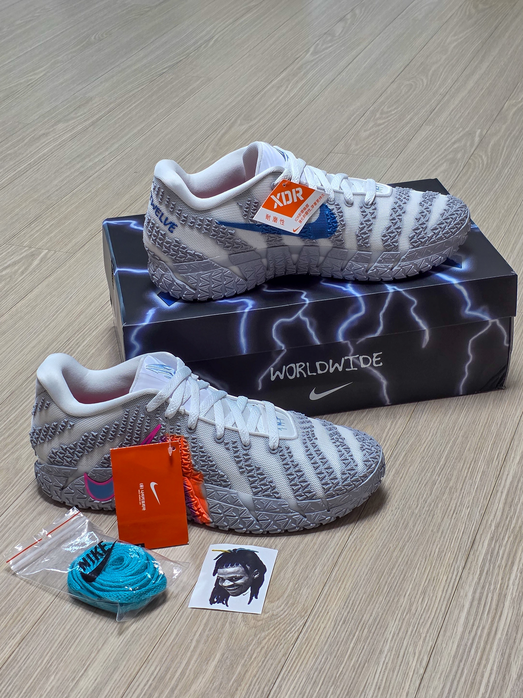 Nike Ja 3 EP Light Show 착용 스타일 - 2