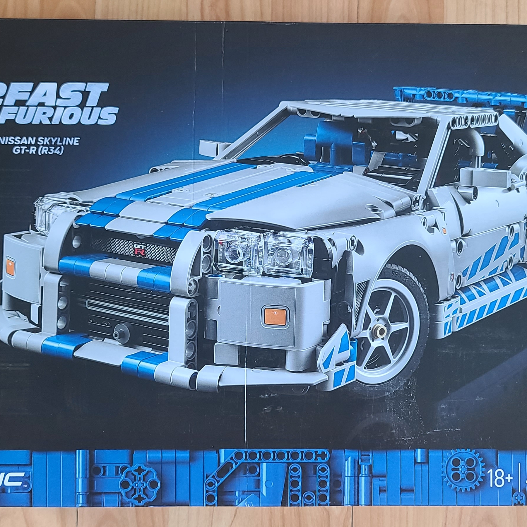 Lego Technic 2 Fast 2 Furious Nissan Skyline GT-R R34 Car 착용 스타일