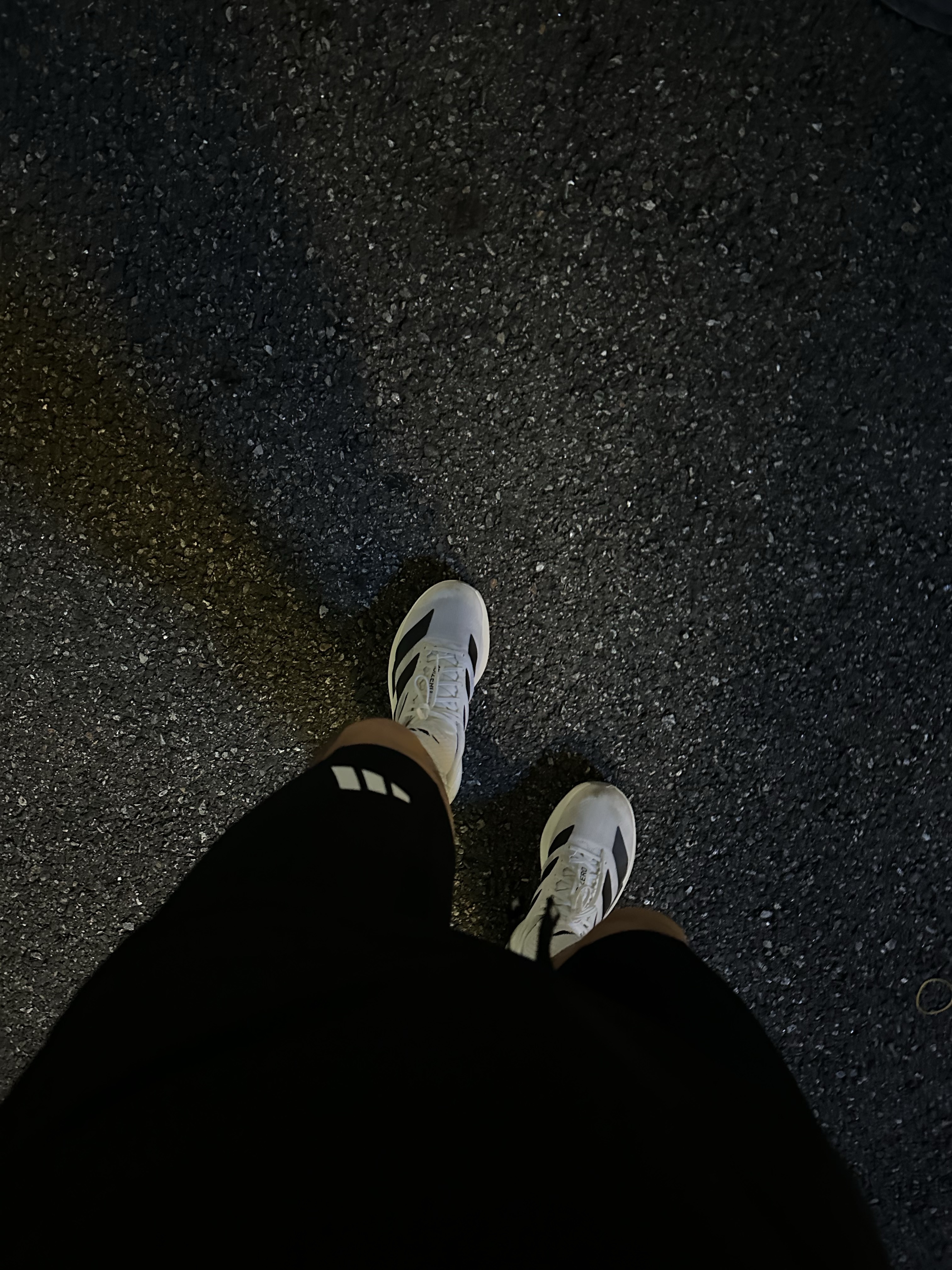 Roa Hiking Sella Black, Adidas Adizero EVO SL Cloud White Core Black 착용 스타일 - 6