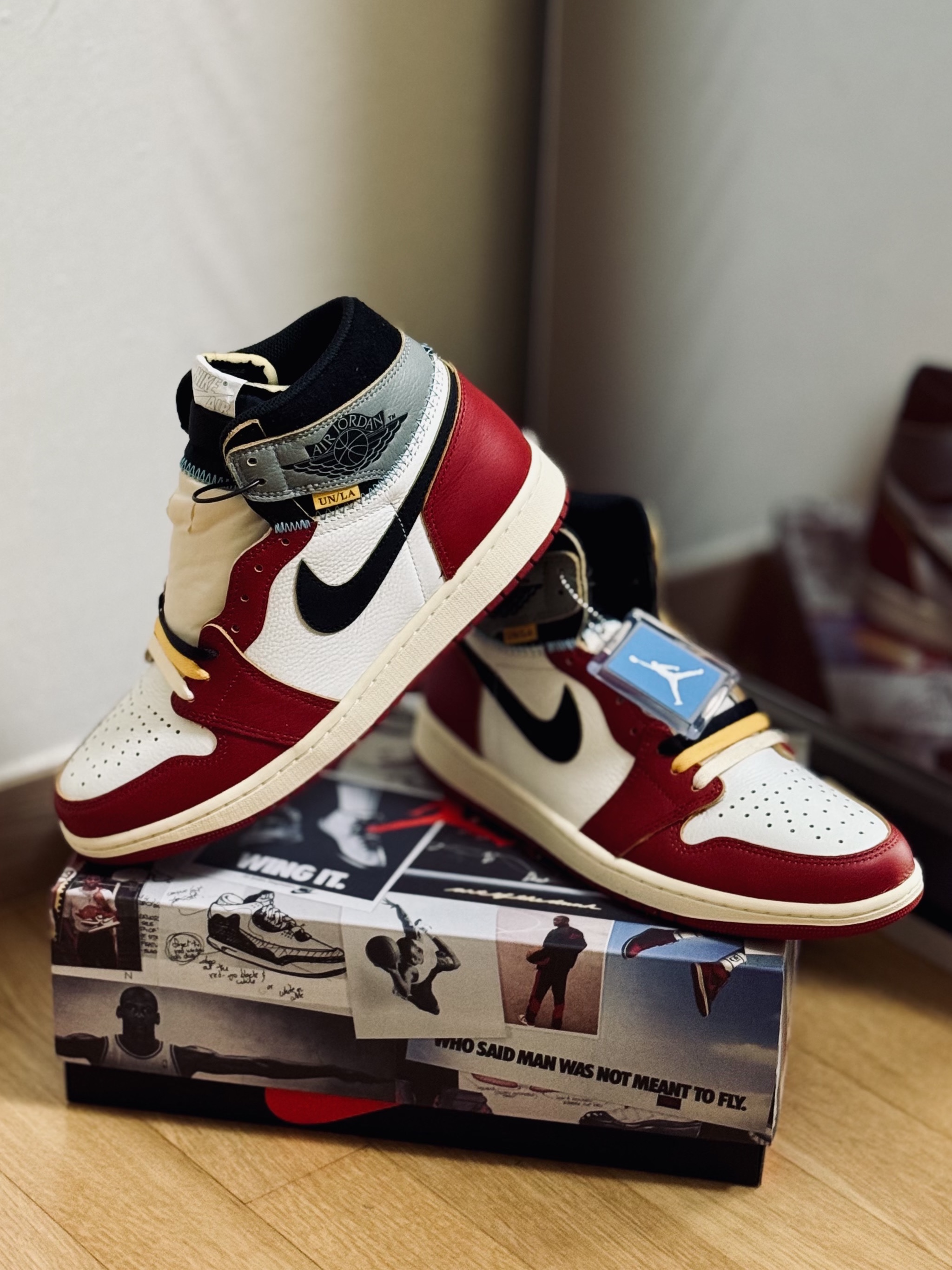 Jordan 1 x Union Retro High OG Chicago Shadow 착용 스타일