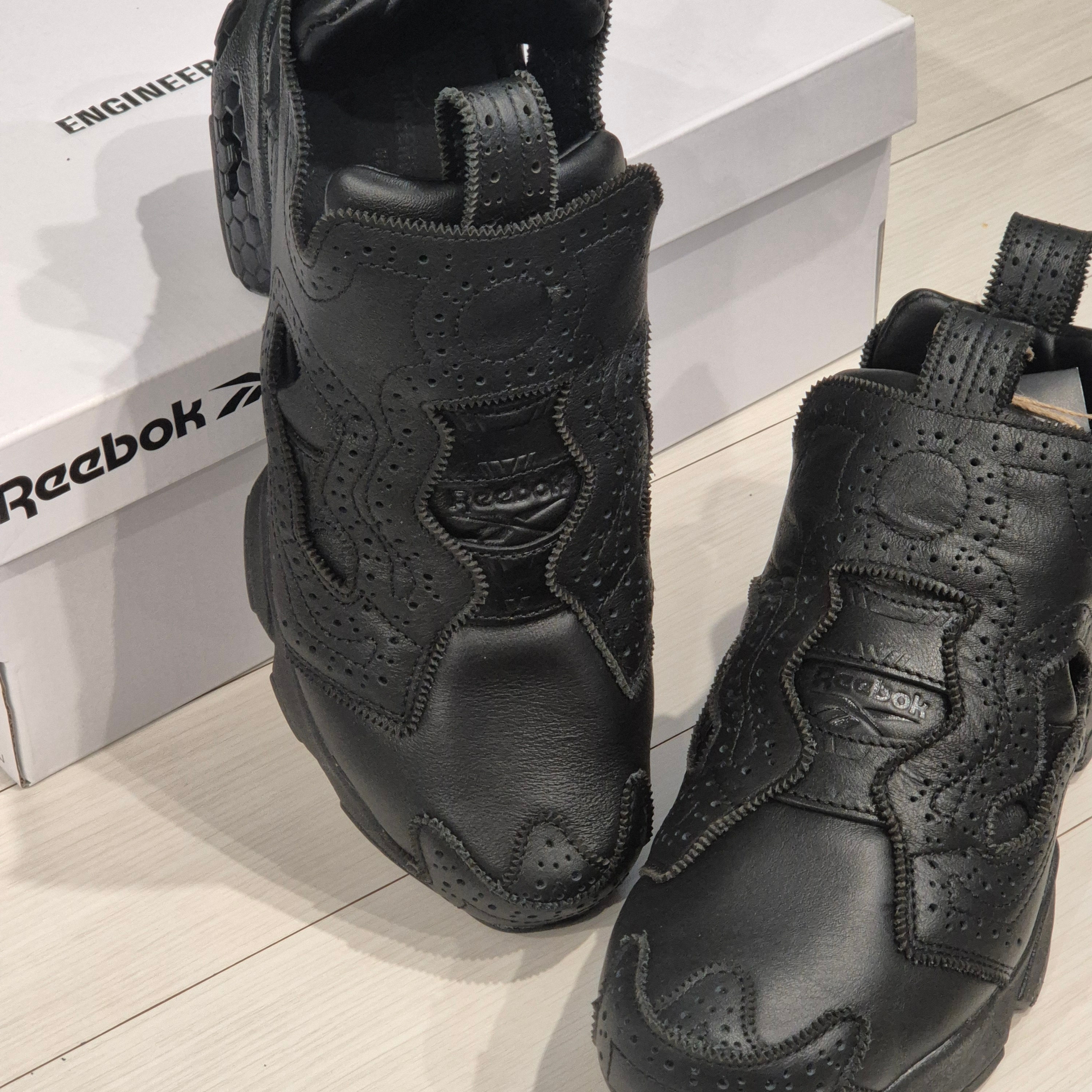 Reebok x Engineered Garments Instapump Fury 94 Black 착용 스타일 - 1