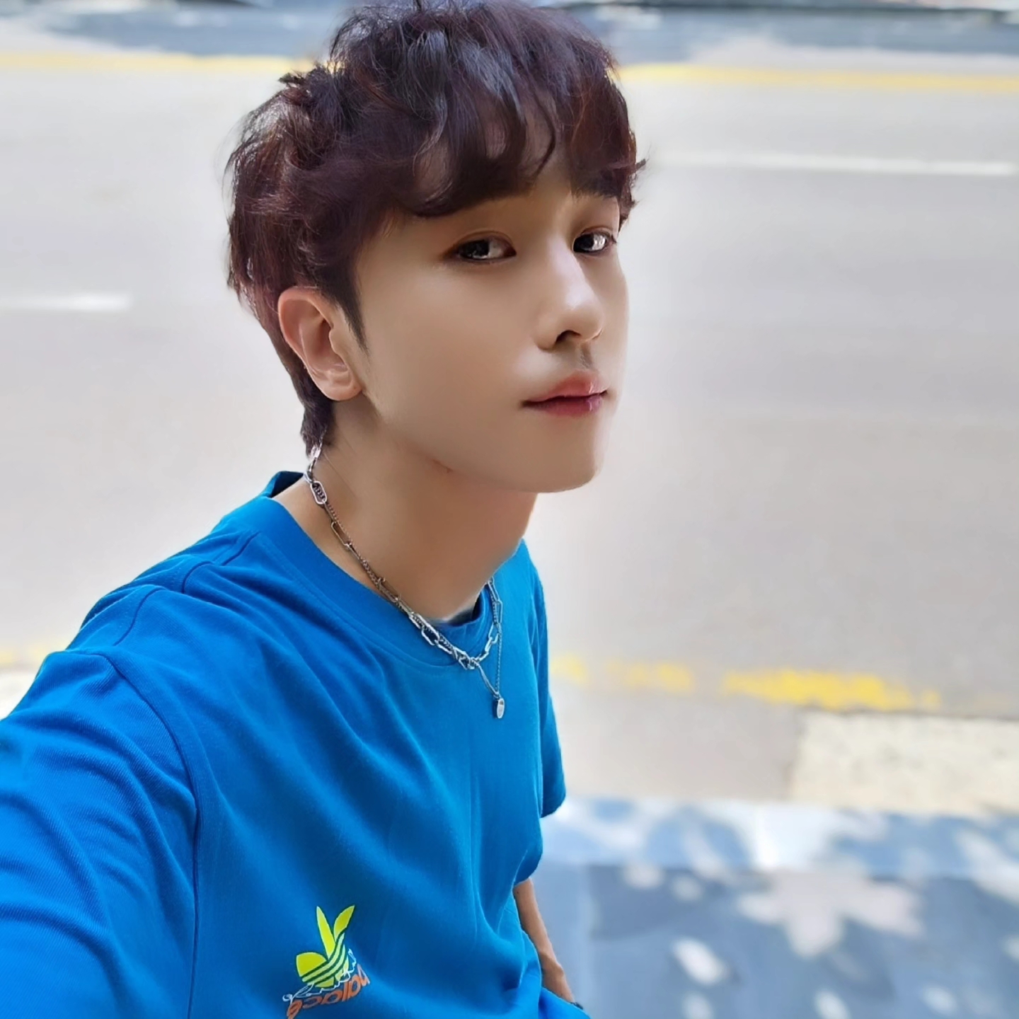 Palace x Adidas Nature T-Shirt Mystery Petrol - 22SS, Samsung Galaxy Watch6 44mm LTE Silver (Korean Ver.) 착용 스타일 - 5