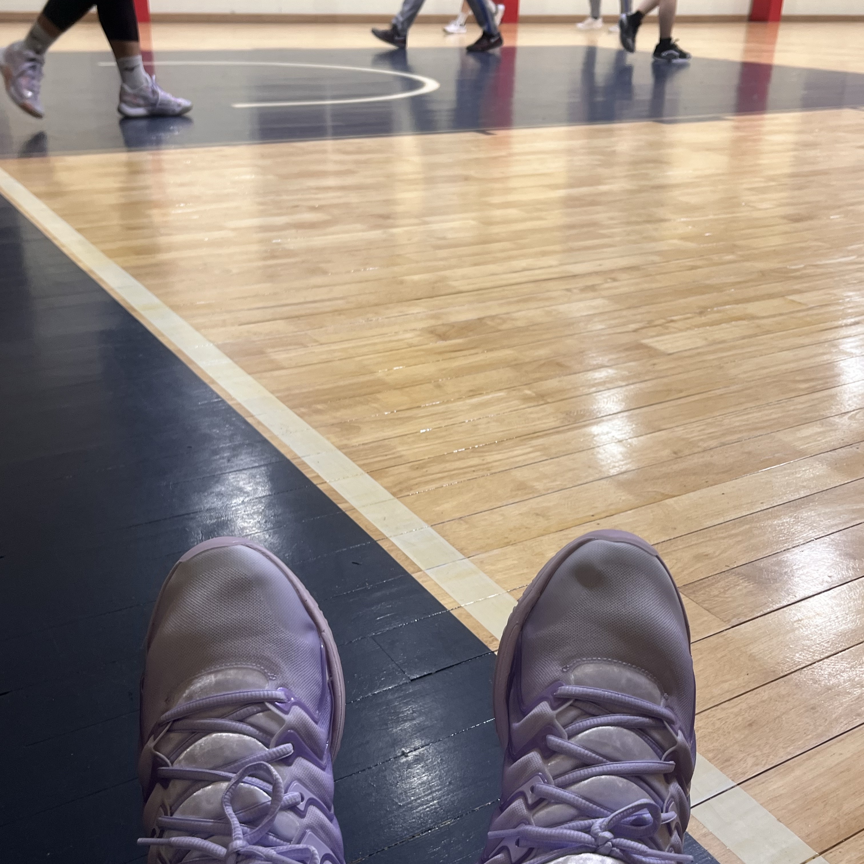 Nike KD 17 EP Dusty Amethyst Hydrangeas 착용 스타일