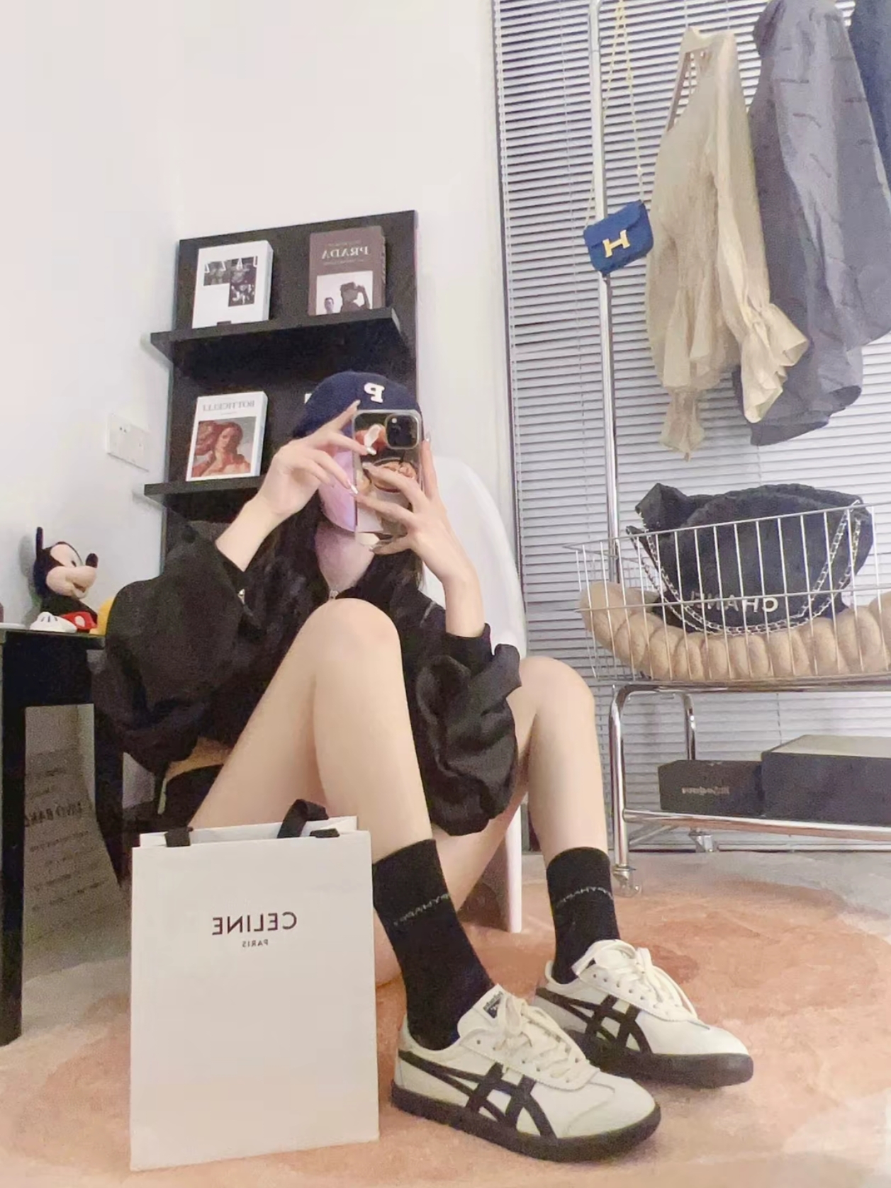 Onitsuka Tiger Tokuten White Black 착용 스타일