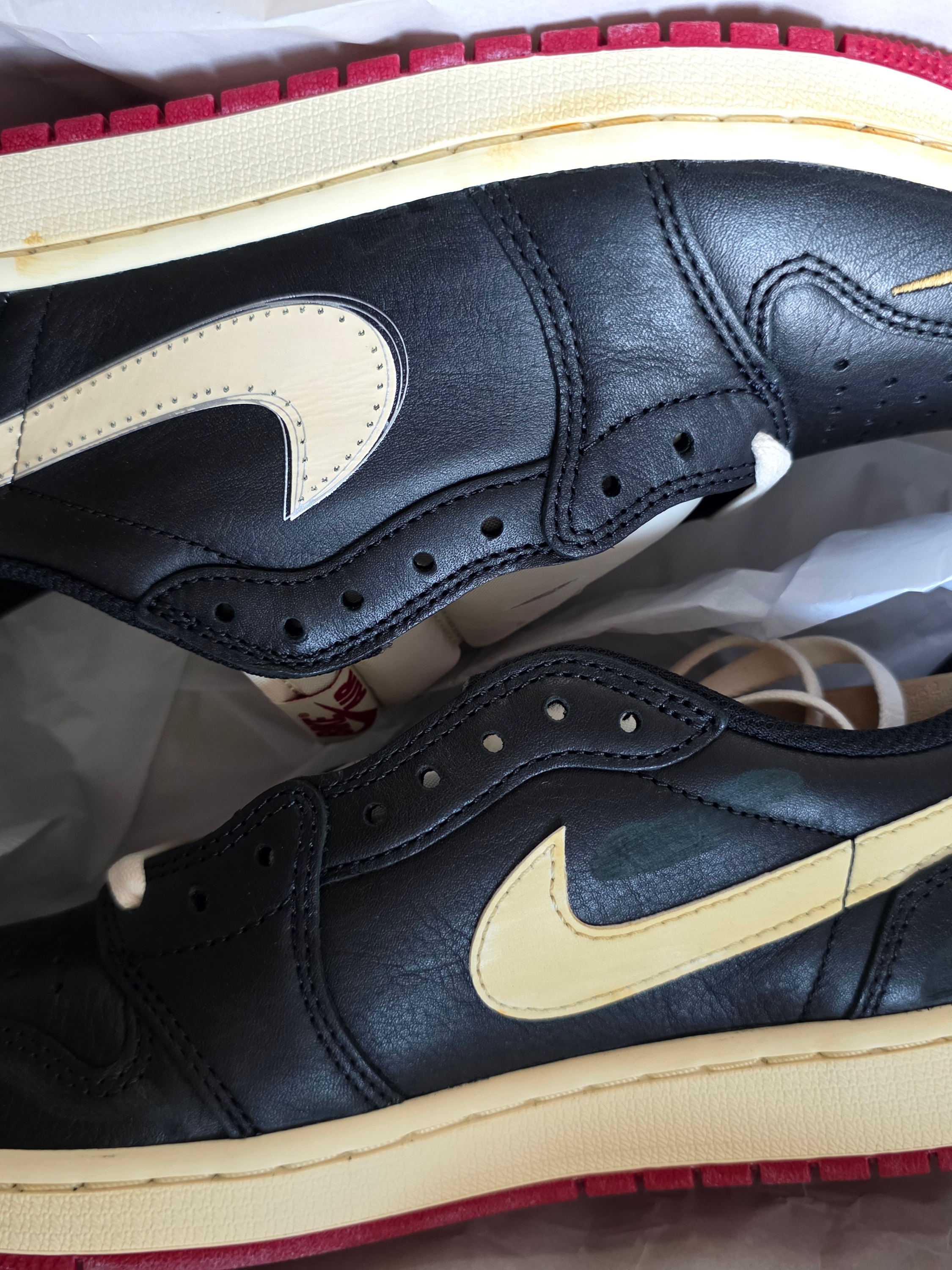 Jordan 1 x Nigel Sylvester Retro Low OG Better With Time 착용 스타일 - 1