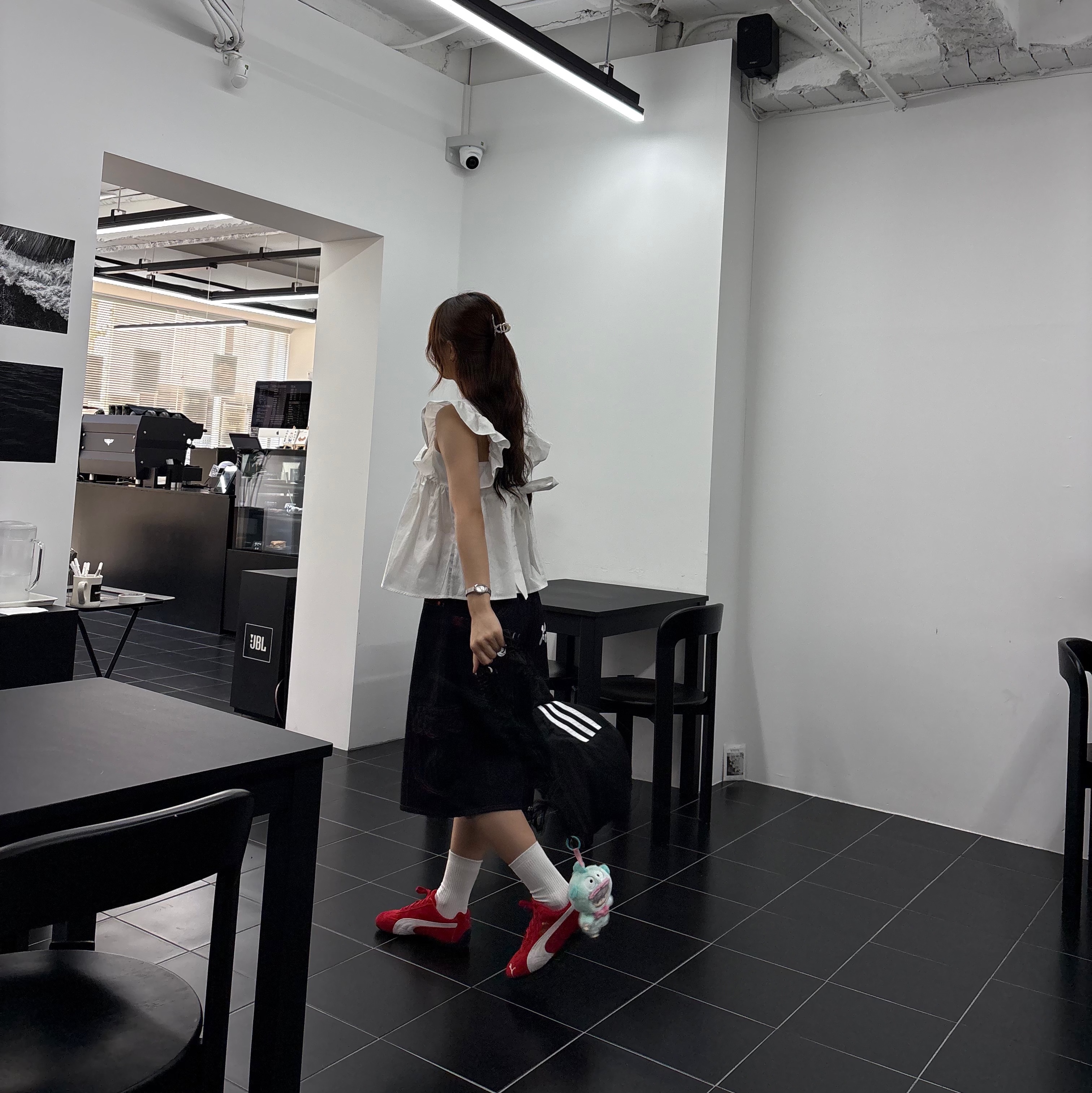 Puma Speedcat OG Red White 착용 스타일
