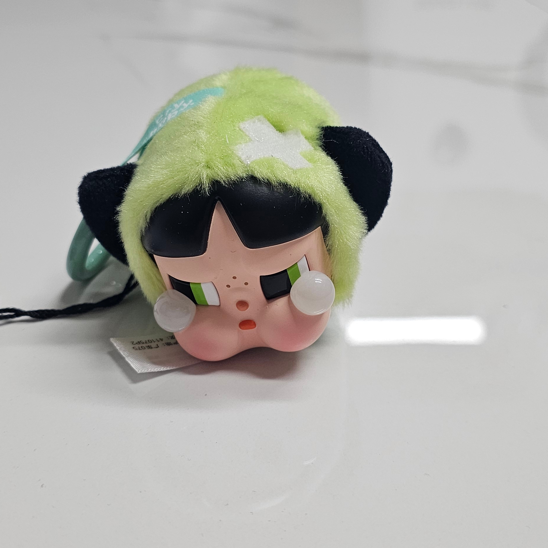 Pop Mart Crybaby x Powerpuff Girls Series Keyring Buttercup (Opened Case) 착용 스타일 - 2