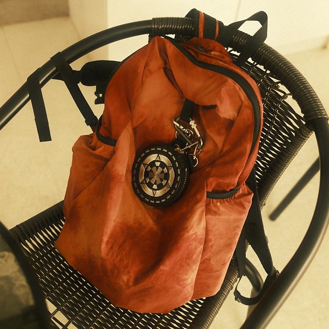 mmogarden mmo Backpack 095 Nylon Tiedye Sunrise 착용 스타일