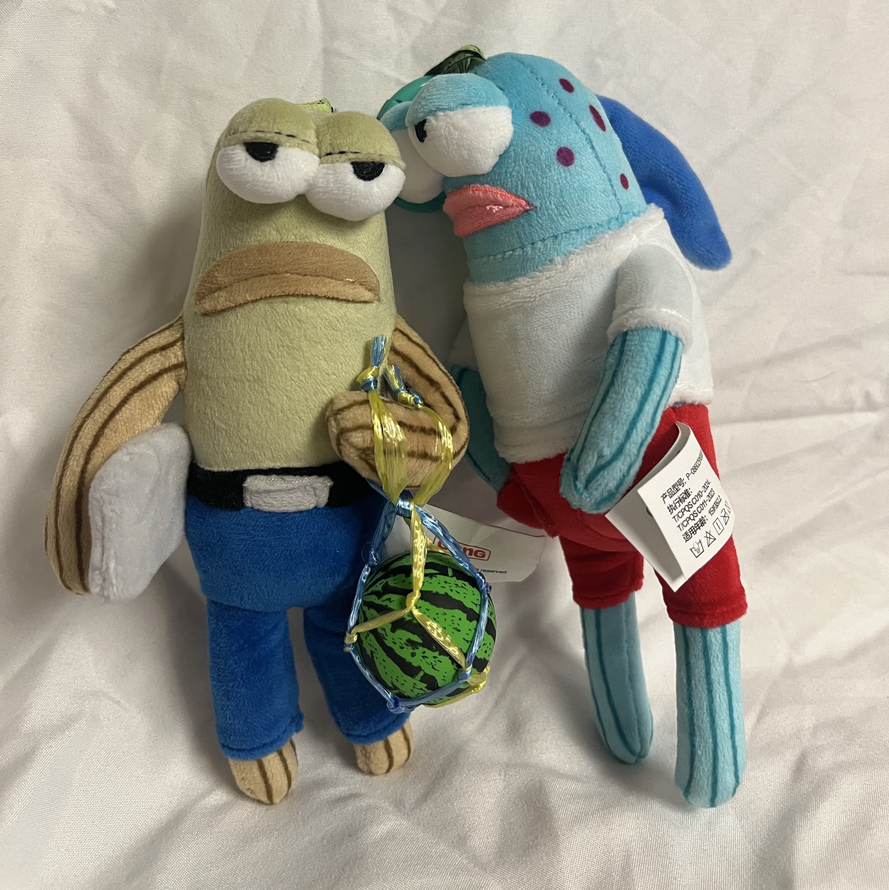 Pop Mart Bikini Bottom Buddies Whimsical Plush (6 Blind Boxes) 착용 스타일