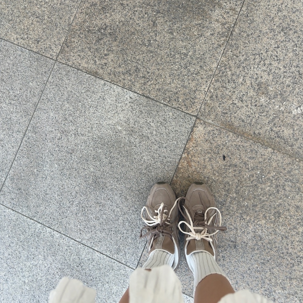New Balance 204L Suede Mushroom Arid Stone 착용 스타일