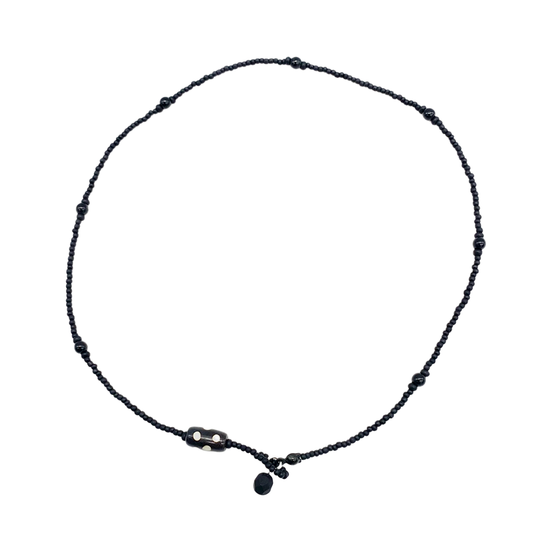 산리 도트 네클리스 블랙(SANLI Dot Necklace Black)