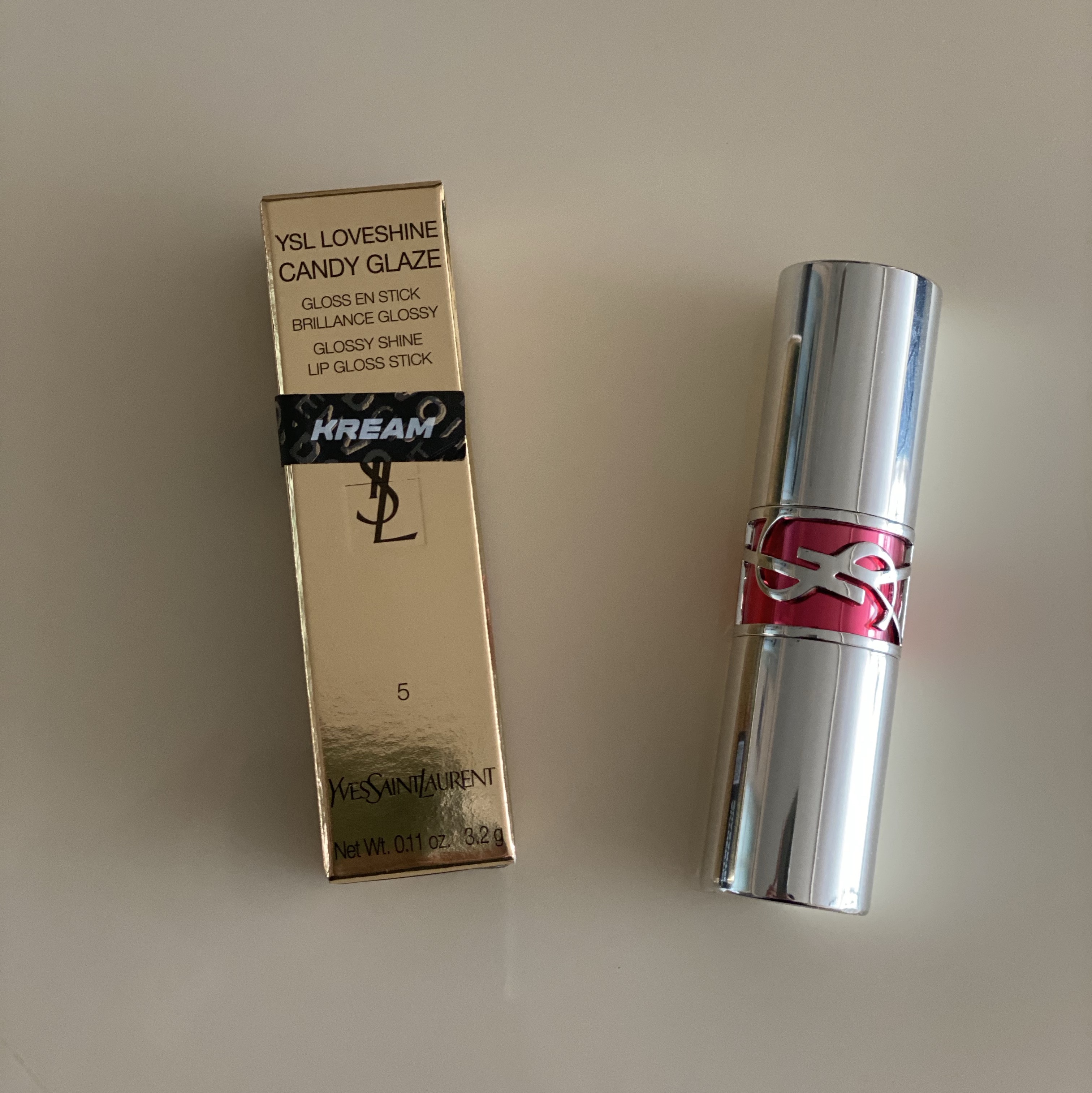 Yves Saint Laurent Rouge Volupte Candy Glaze Color Balm 5 Pink Satisfaction 착용 스타일