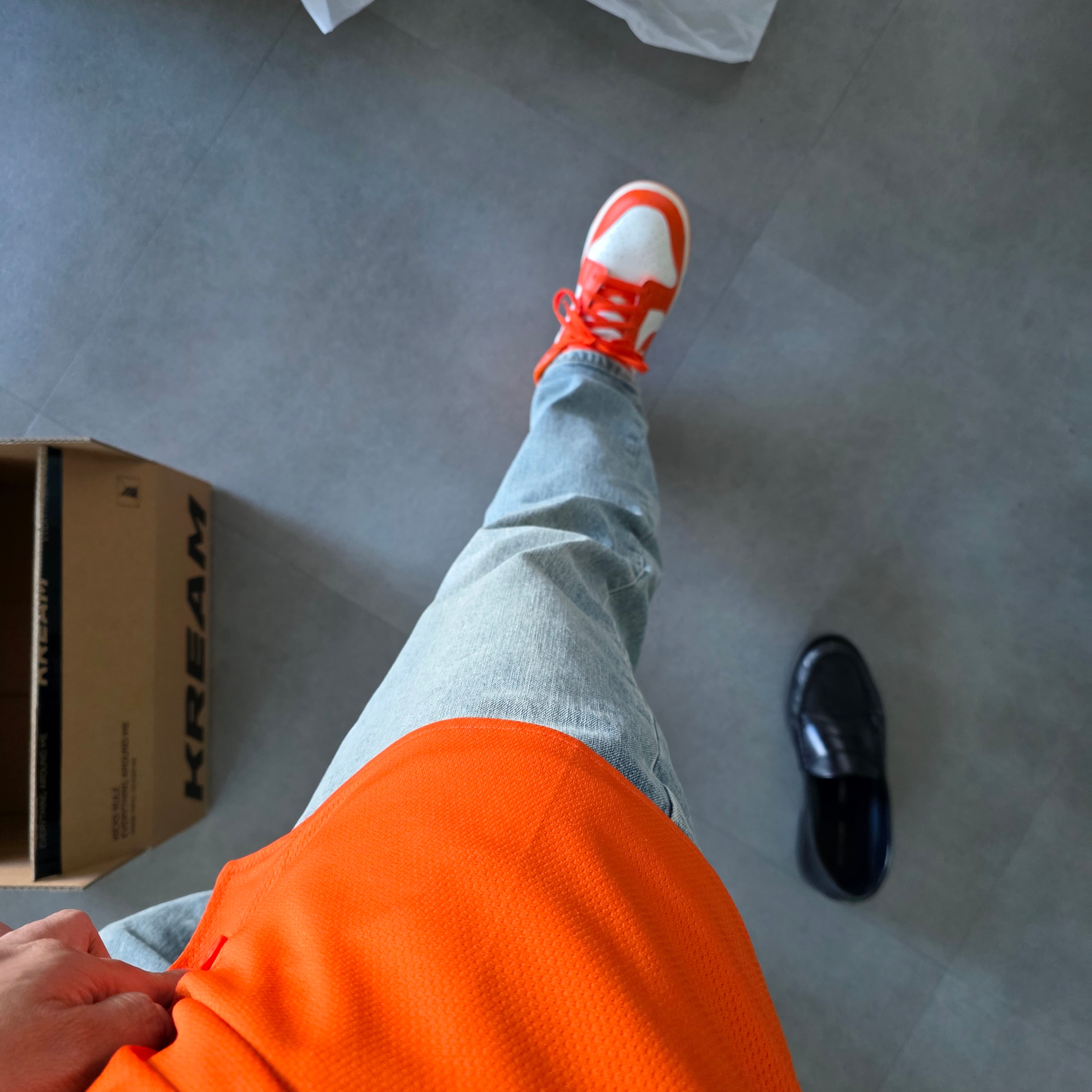 Nike Dunk Low Retro Syracuse 2025 착용 스타일 - 2