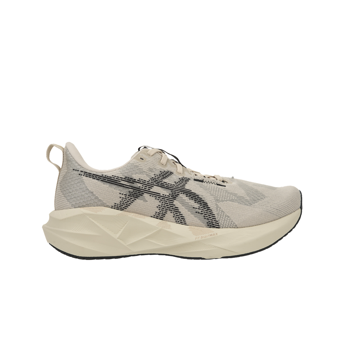 아식스 노바블라스트 5 오트밀 블랙 - D 스탠다드(Asics Novablast 5 Oatmeal Black - D Standard)