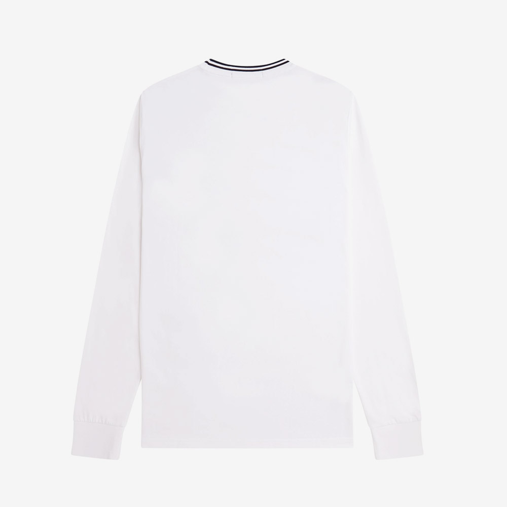프레드페리 롱슬리브 트윈 팁 티셔츠 화이트(Fred Perry Long Sleeve Twin Tipped T-Shirt White) - 6