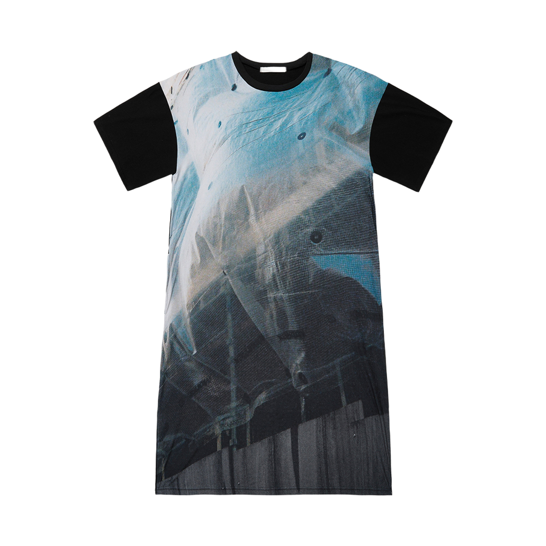 씬 포토 프린팅 베리 롱 티셔츠 랜드스케이프(SEEN Photo Printing Very Long T-Shirts Landscape)