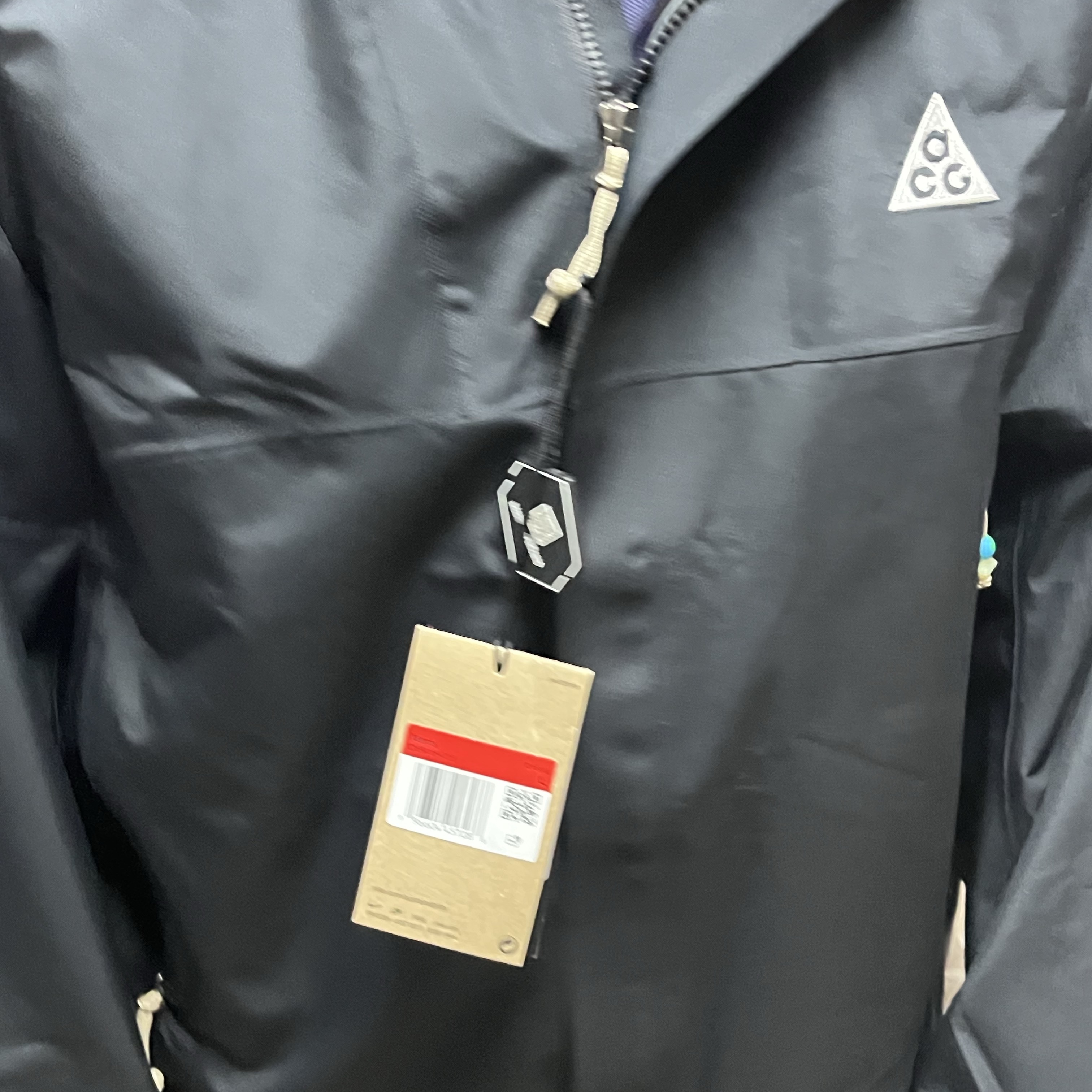 Nike ACG Storm-Fit ADV Cascade Rains Full Zip Jacket Black - Asia 착용 스타일