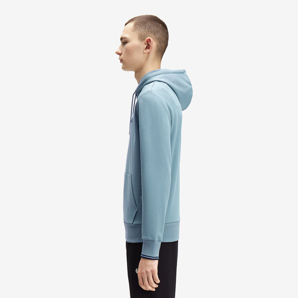 프레드페리 팁 후드 스웻셔츠 스톡포트 블루 네이비(Fred Perry Tipped Hooded Sweatshirt Stockport Blue Navy) - 3