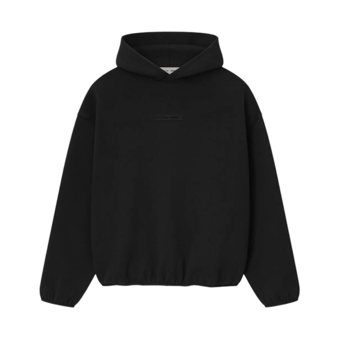 - Essentials Modern Fleece Hoodie Jet Black - 25SS