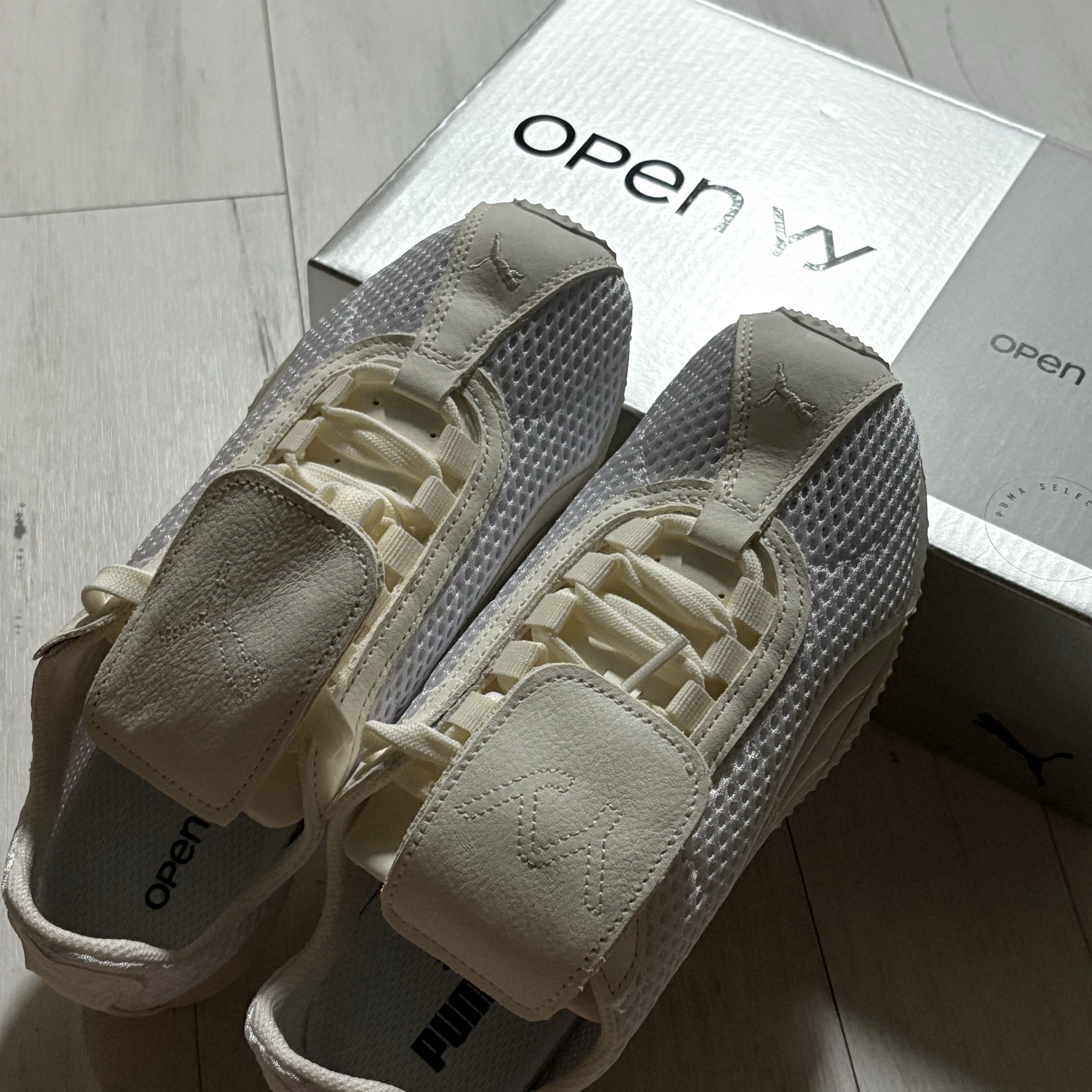 Puma x Open Yy H-street White Warm White 착용 스타일 - 2