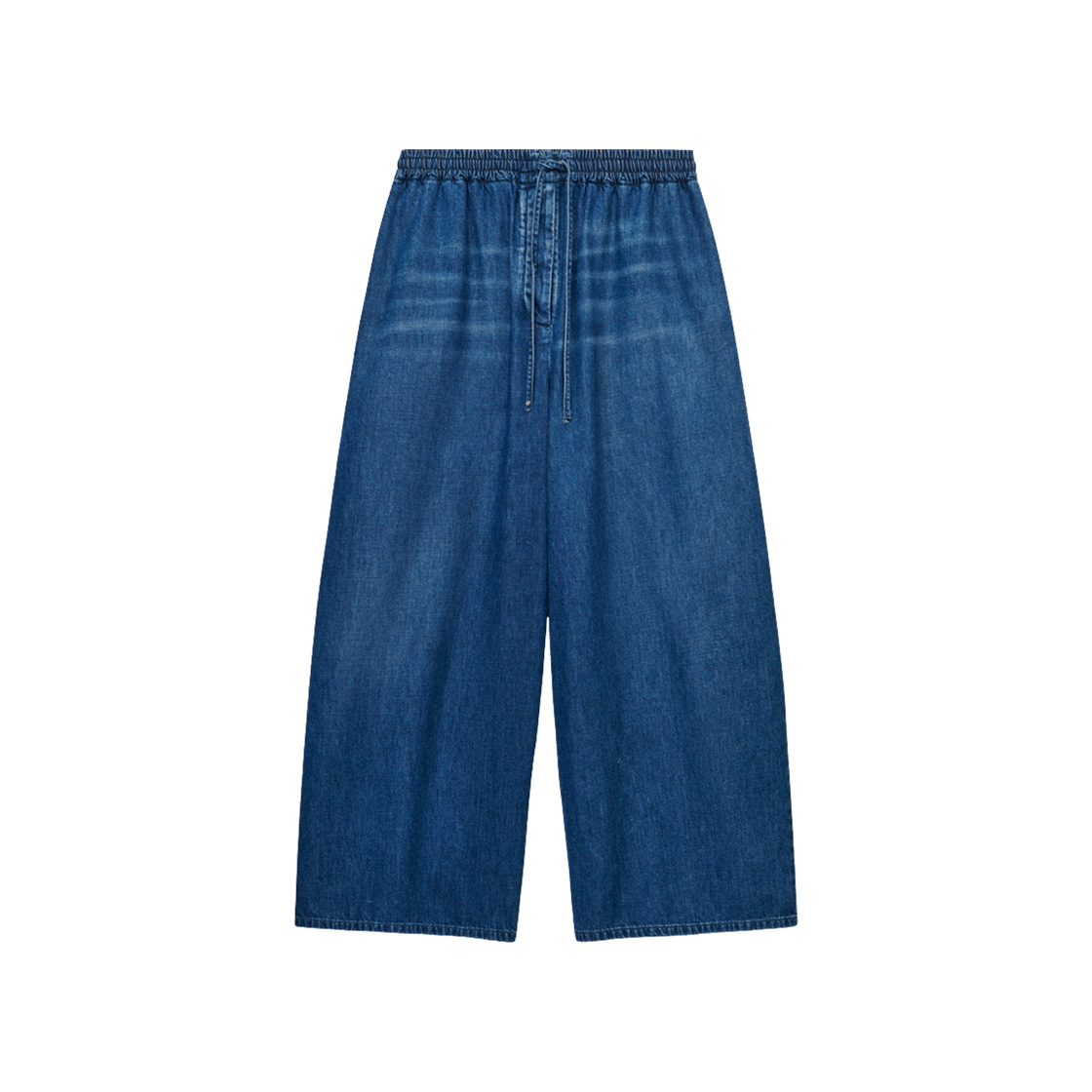 H616Y11X50-5140 Loewe Cropped Denim Trousers Light Blue