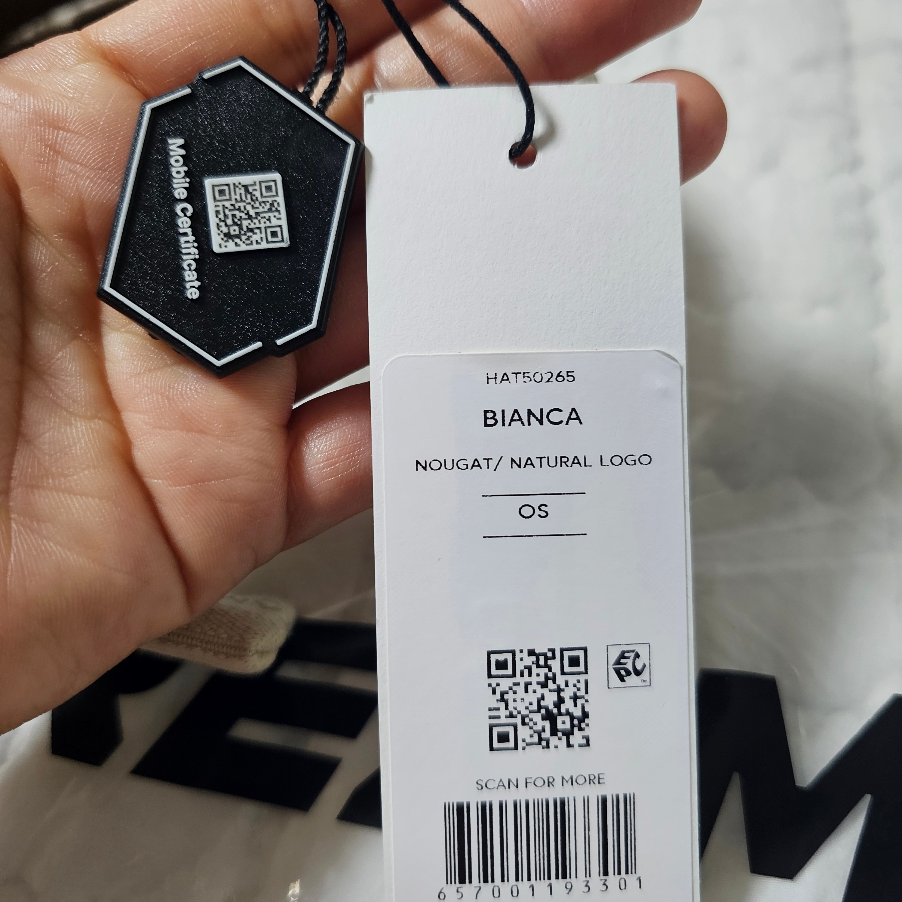 (W) Helen Kaminski Bianca Nougat Natural Logo 착용 스타일 - 5