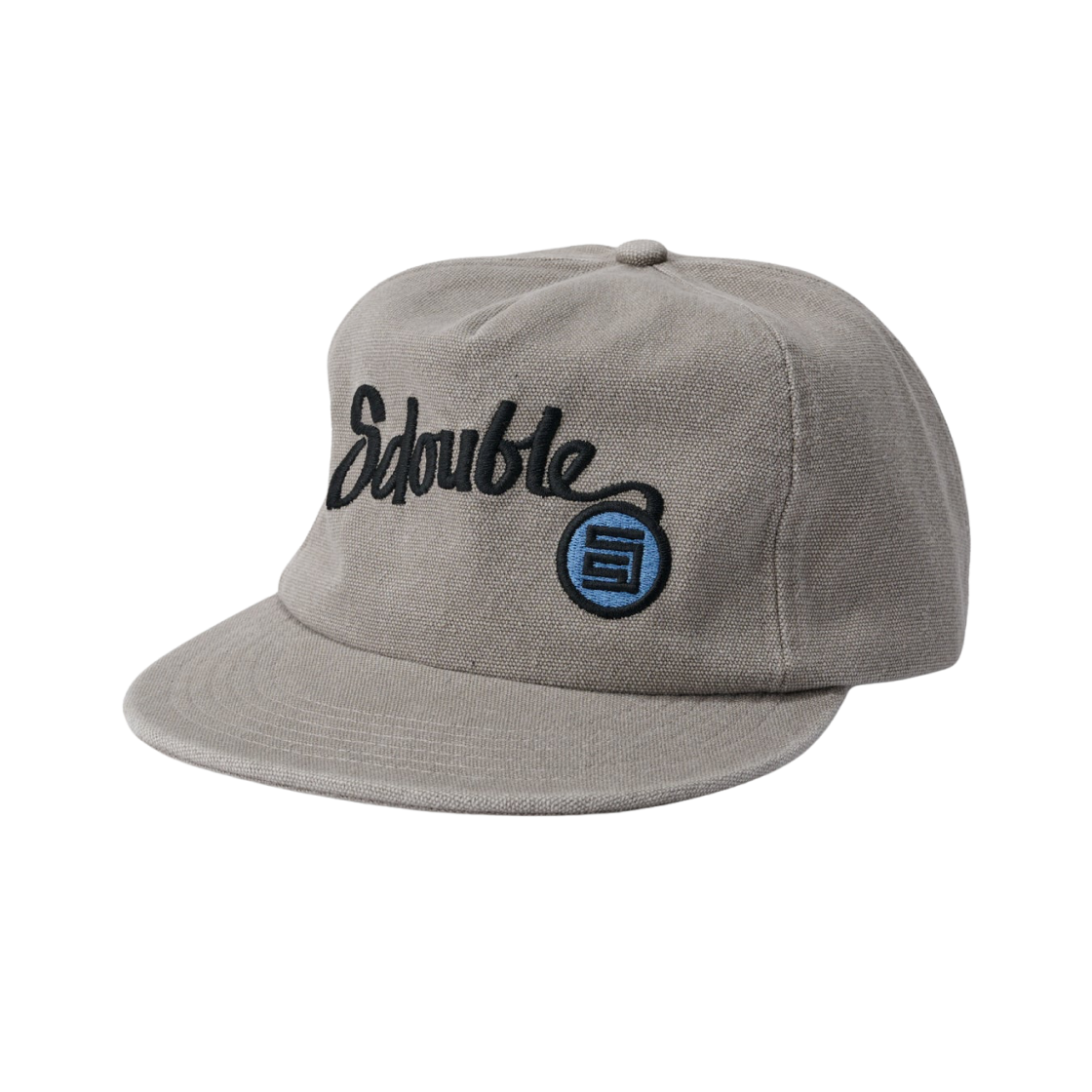 SD725S1001 S/Double Canvas Cap Grey