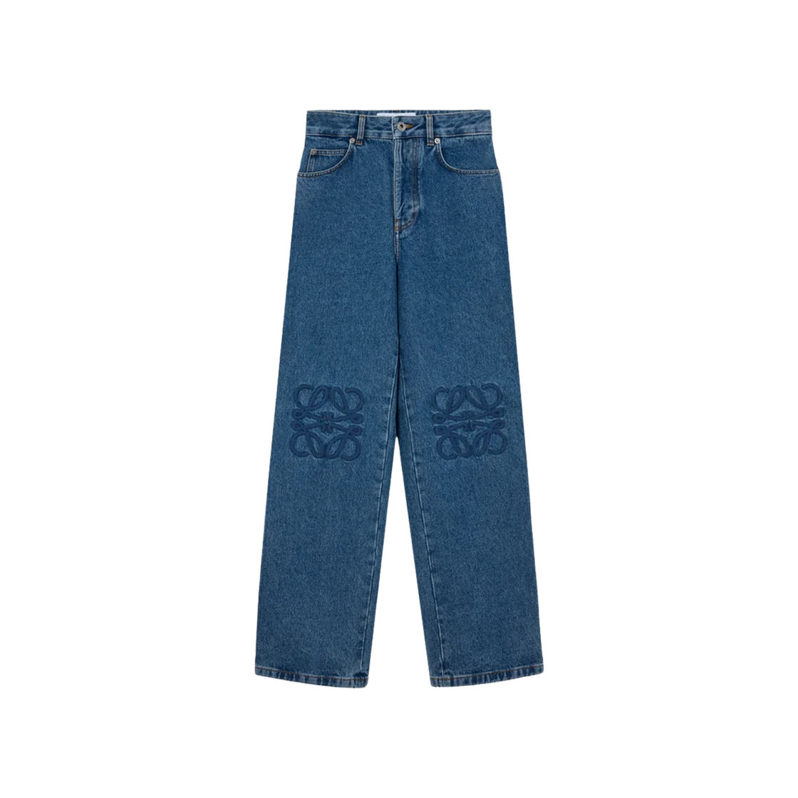 로에베 애너그램 데님 배기 진 블루(Loewe Anagram Denim Baggy Jeans Blue)