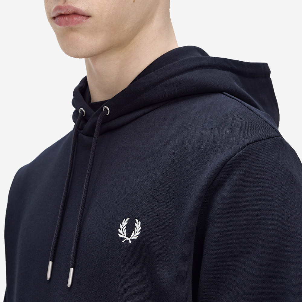 프레드페리 팁 후드 스웻셔츠 네이비(Fred Perry Tipped Hooded Sweatshirt Navy) - 5