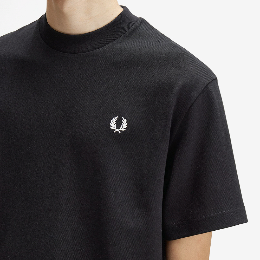 프레드페리 릴렉스드 티셔츠 블랙(Fred Perry Relaxed T-Shirt Black) - 5