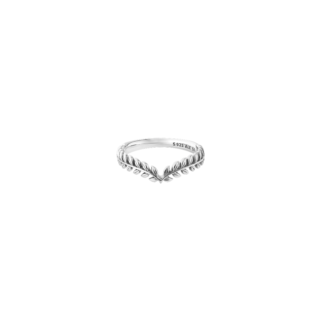 (W) 판도라 위트 그레인 위시본 링 스털링 실버((W) Pandora Wheat Grains Wishbone Ring Sterling Silver)