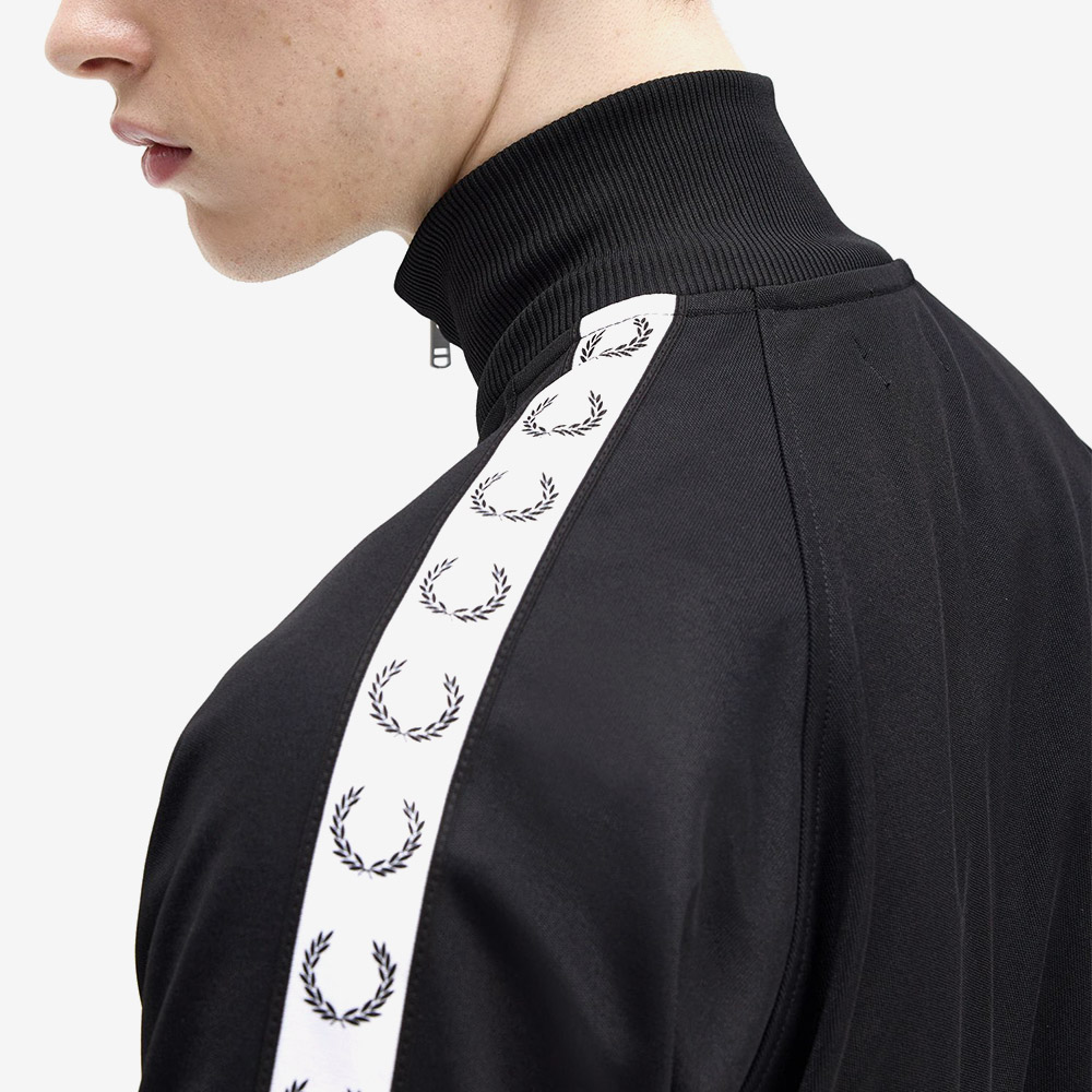 프레드페리 테잎 트랙 재킷 블랙(Fred Perry Taped Track Jacket Black) - 4