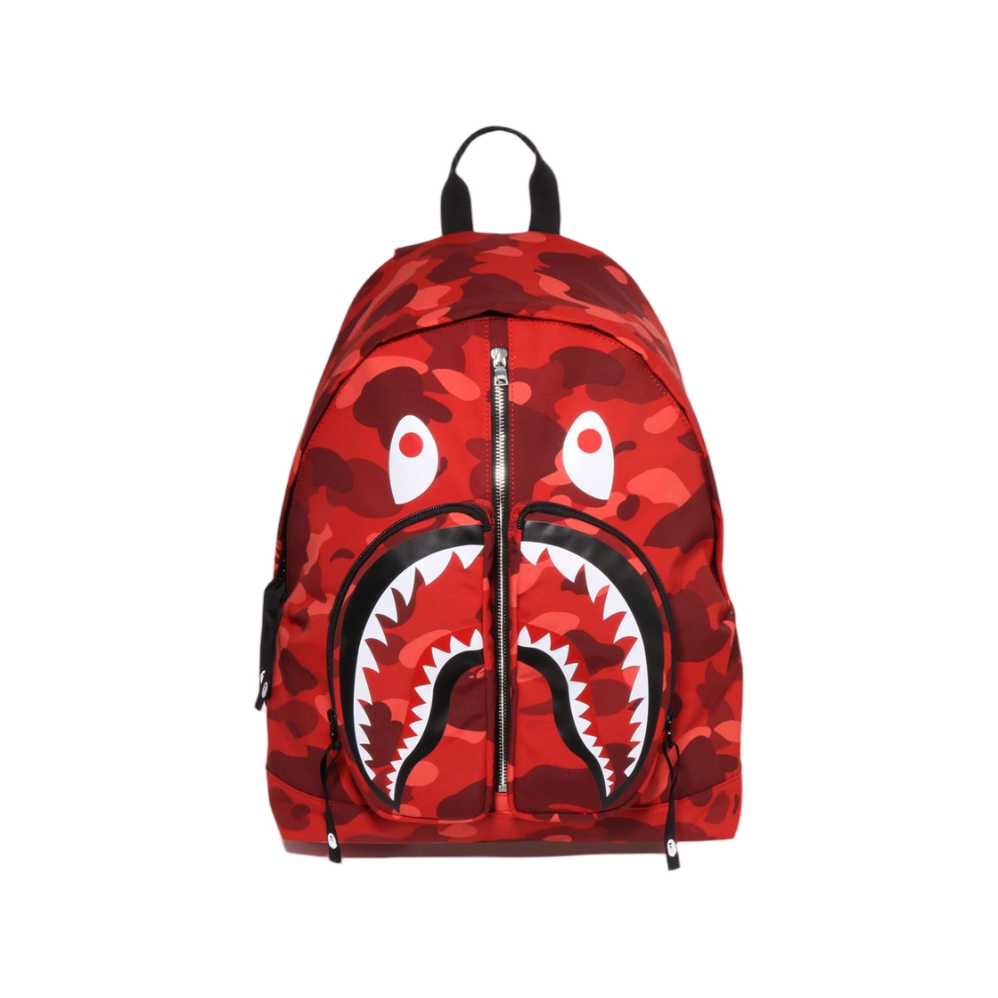 베이프 컬러 카모 샤크 데이팩 레드