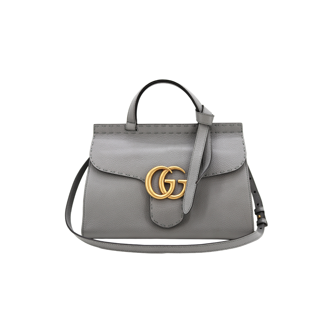 ITSE86OODRV6 Gucci 421890 GG Marmont Small Top Handle Bag