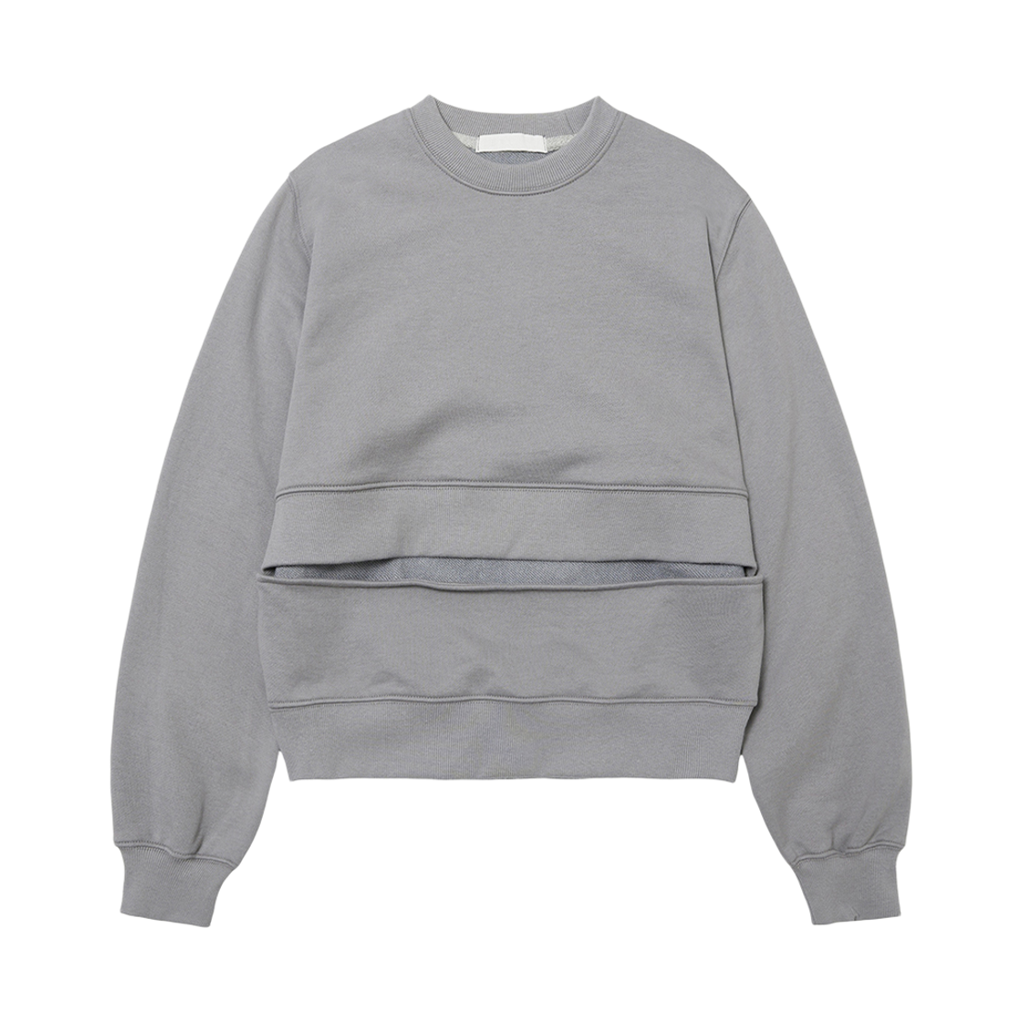 씬 투웨이 스웻셔츠 그레이(SEEN 2Way Sweatshirts Grey)