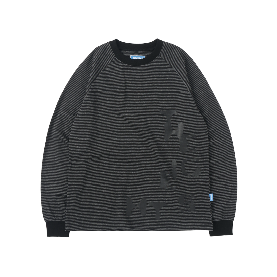 SNCT25FTO010BK SUNNECT EIGHTS Striped Long Sleeve T-Shirt Black